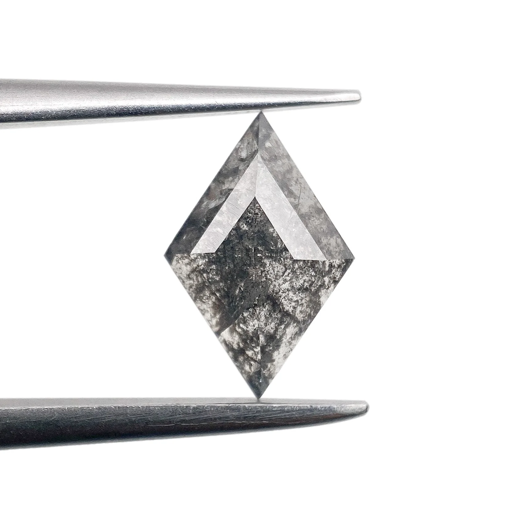 0.73ct | Salt & Pepper Lozenge Shape Step Cut Diamond - Image 2