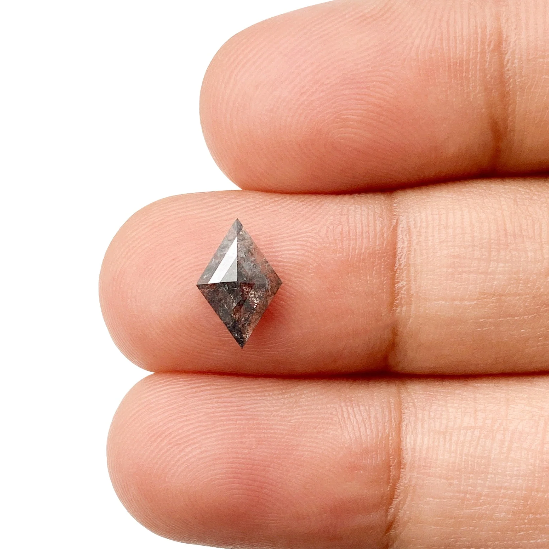 0.73ct | Salt & Pepper Lozenge Shape Step Cut Diamond - Image 3
