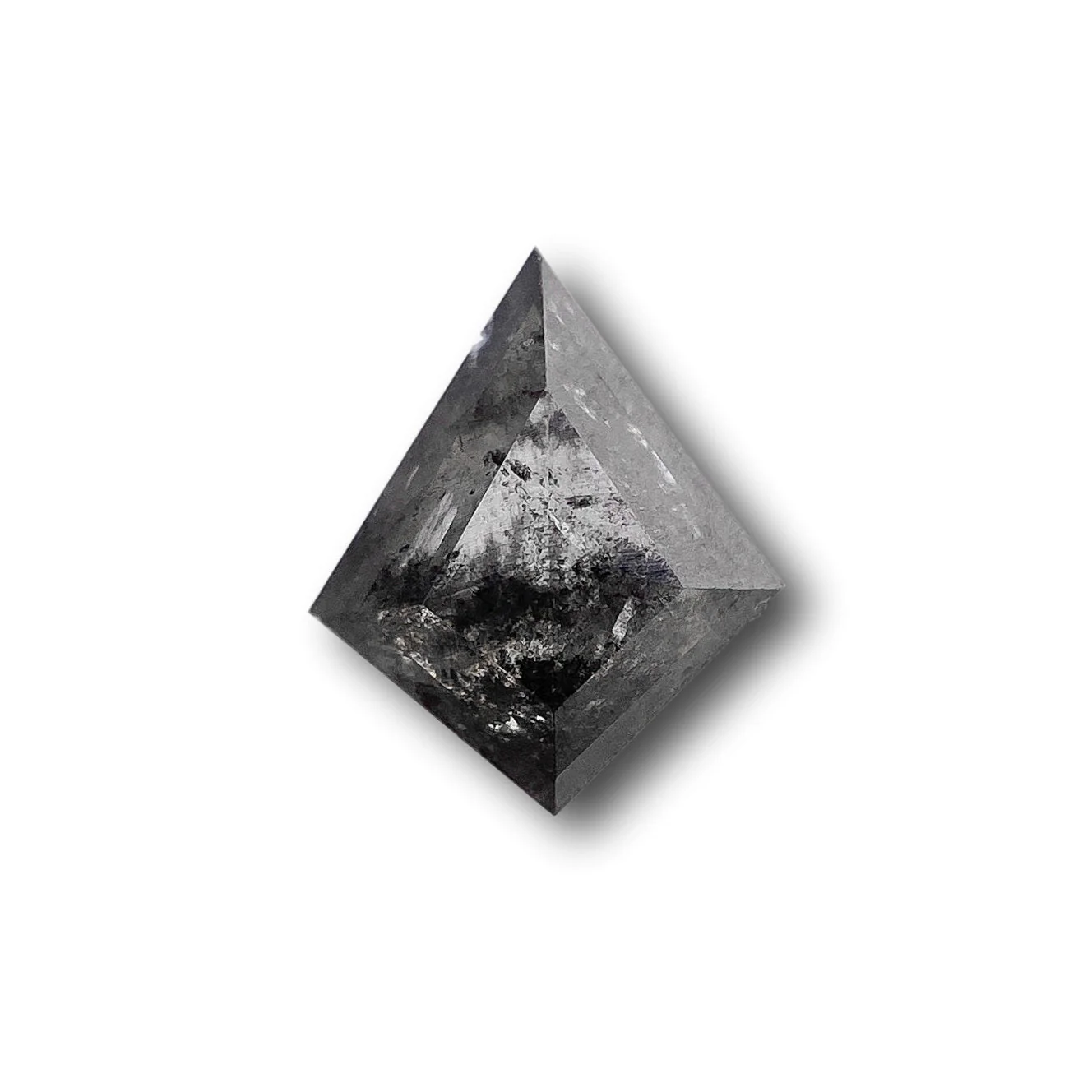 0.76ct | Salt & Pepper Kite Shape Step Cut Diamond