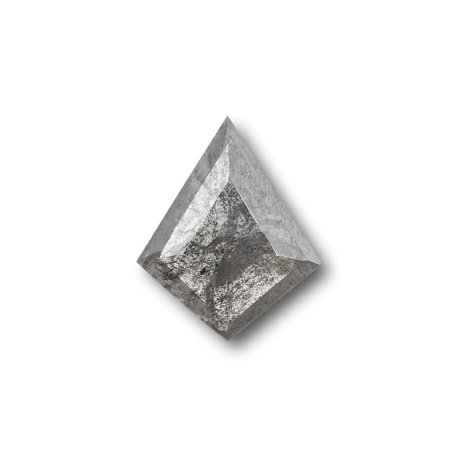 0.78ct | Salt & Pepper Kite Shape Rose Cut Diamond