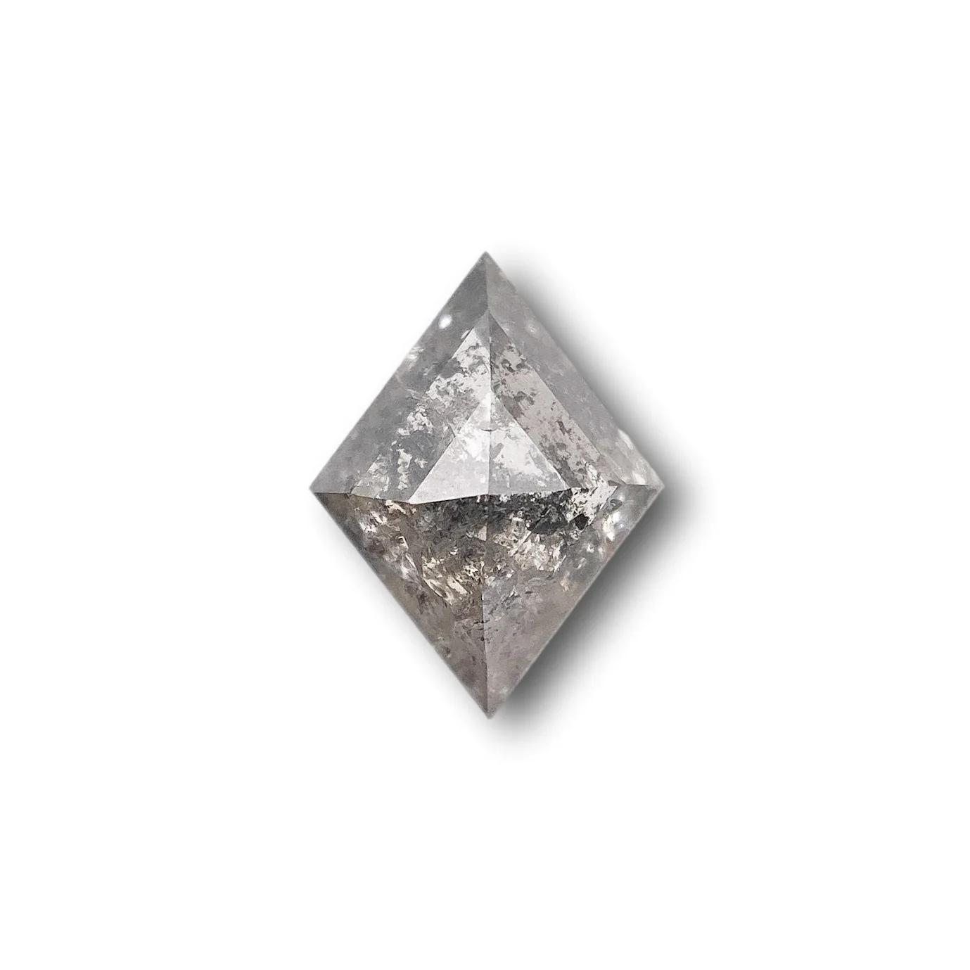 0.97ct | Salt & Pepper Lozenge Shape Step Cut Diamond