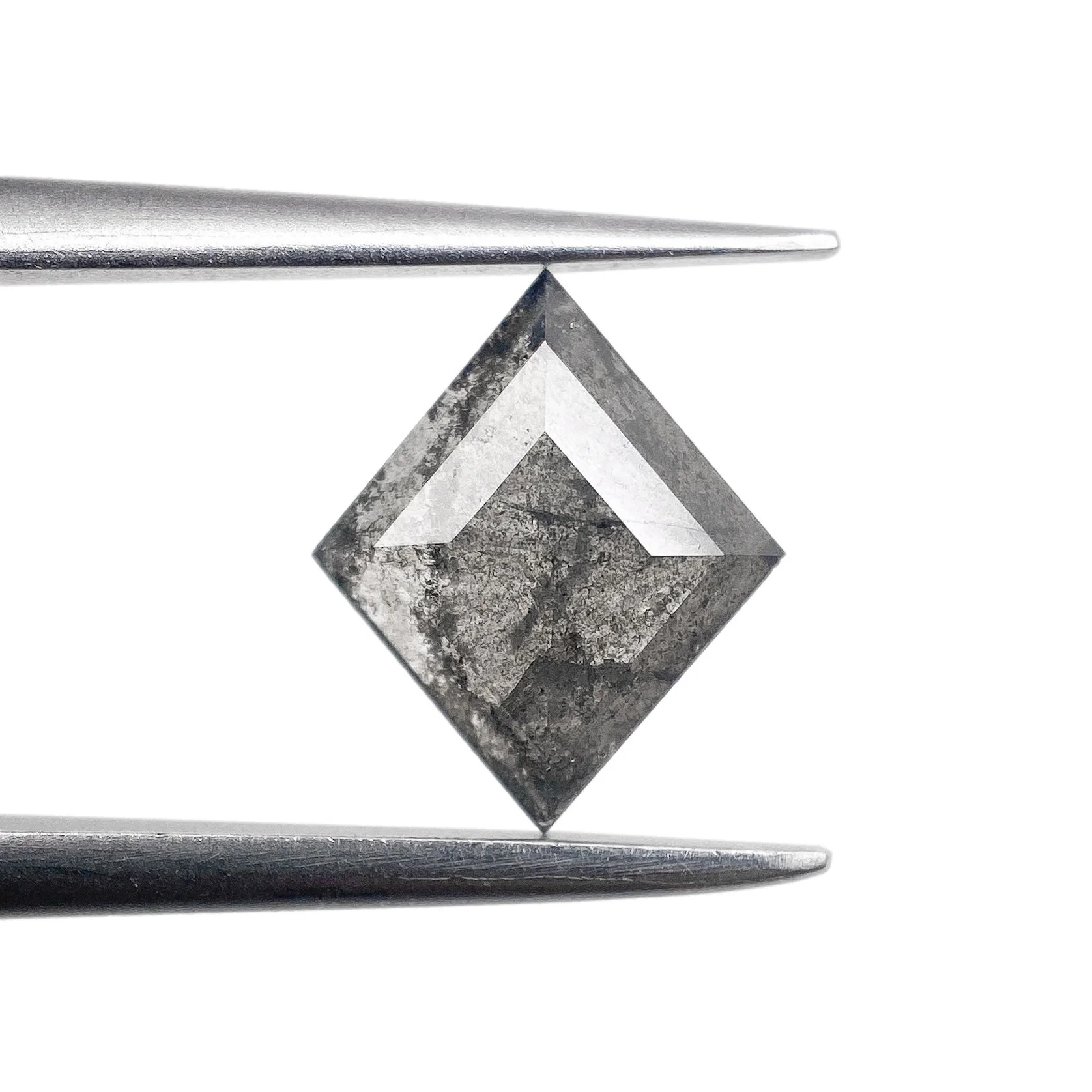 0.99ct | Salt & Pepper Lozenge Shape Step Cut Diamond - Image 2
