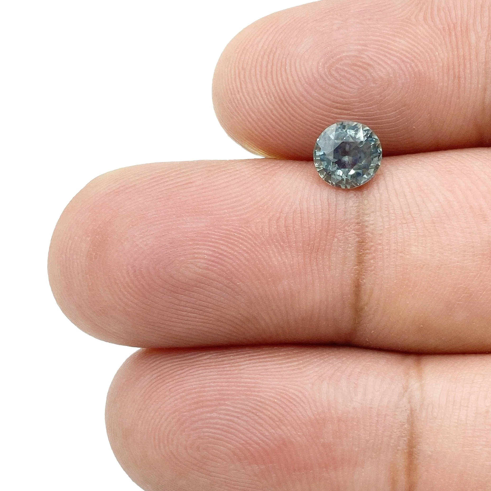 1.01ct | Brilliant Cut Round Shape Blue Montana Sapphire - Image 3