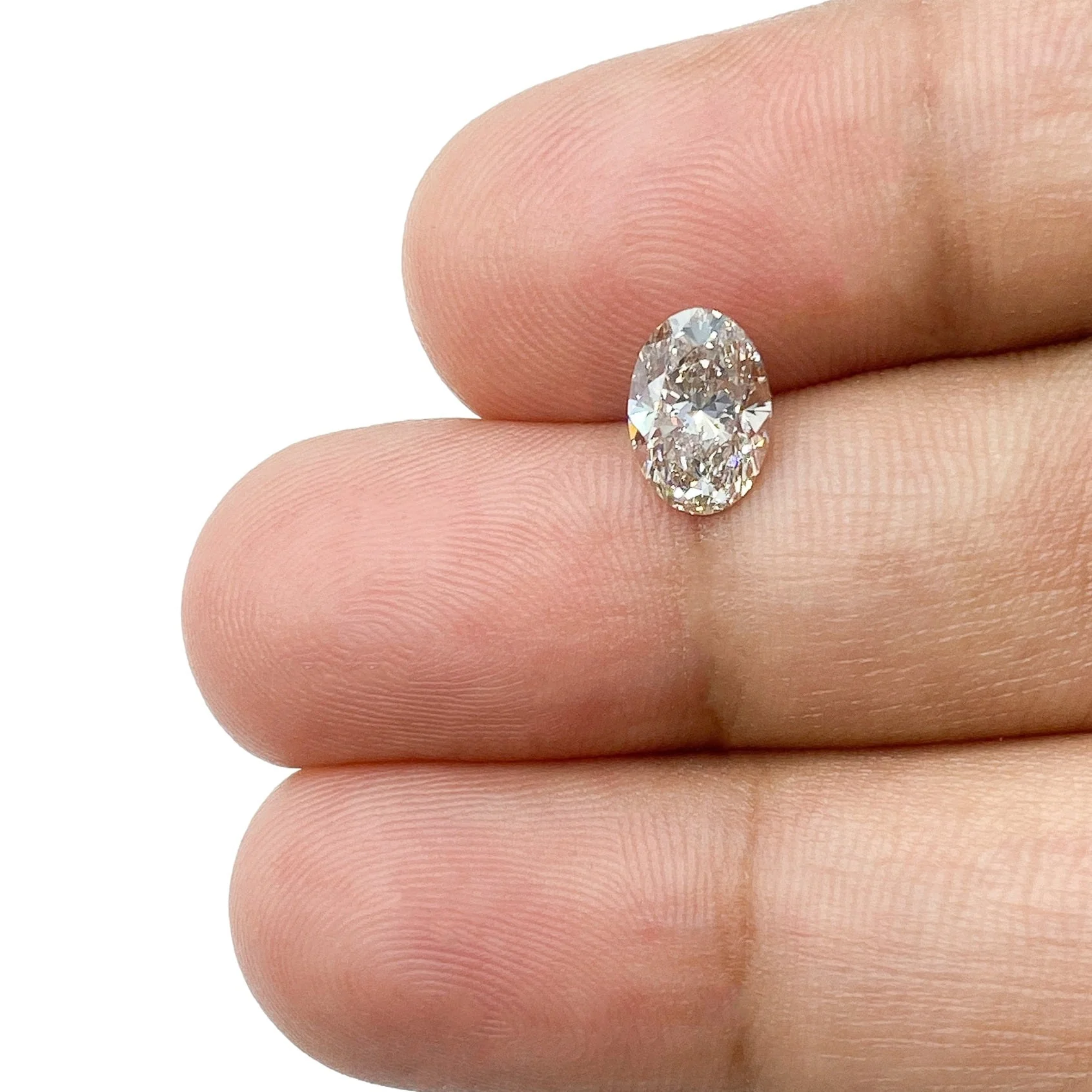 1.01ct | M/VS1 Oval Shape Brilliant Cut Diamond (GIA) - Image 3