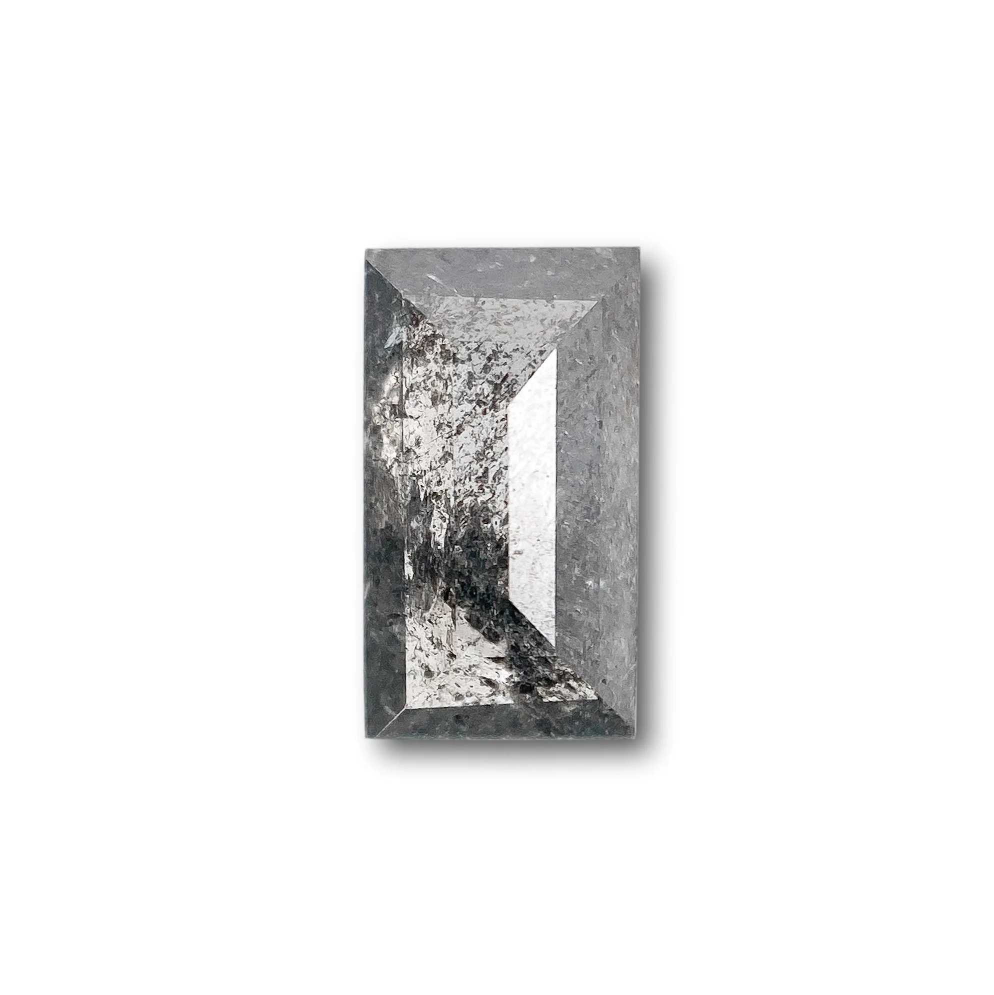 1.01ct | Salt & Pepper Baguette Shape Rose Cut Diamond