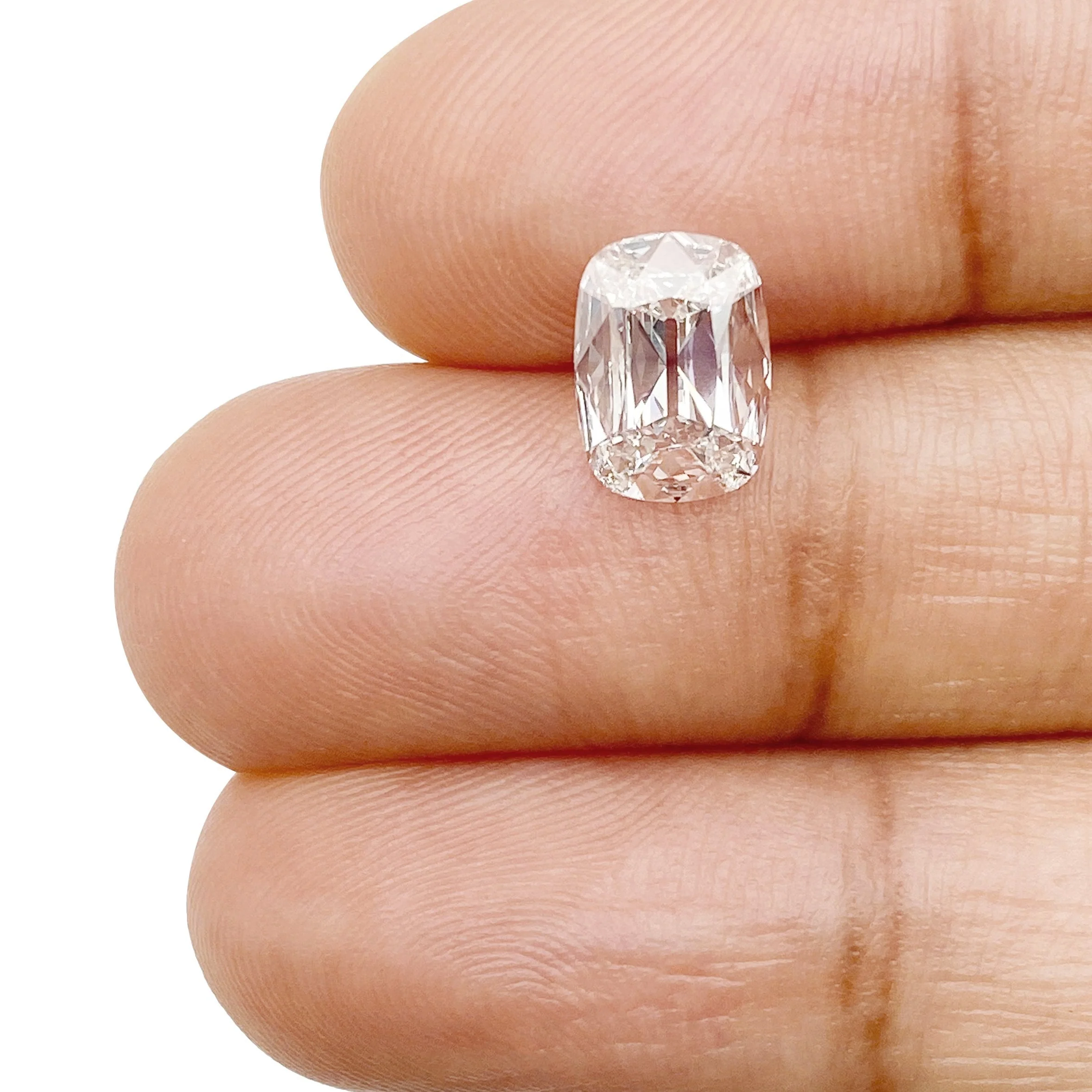1.06ct | E/VS1 Cushion Shape Old Mine Cut Lab Diamond (IGI) - Image 3