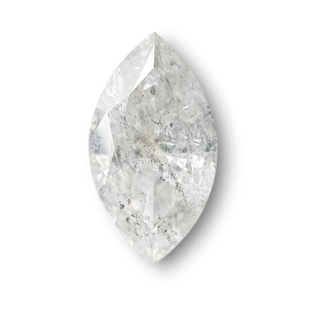1.06ct | Salt & Pepper Marquise Shape Brilliant Cut Diamond