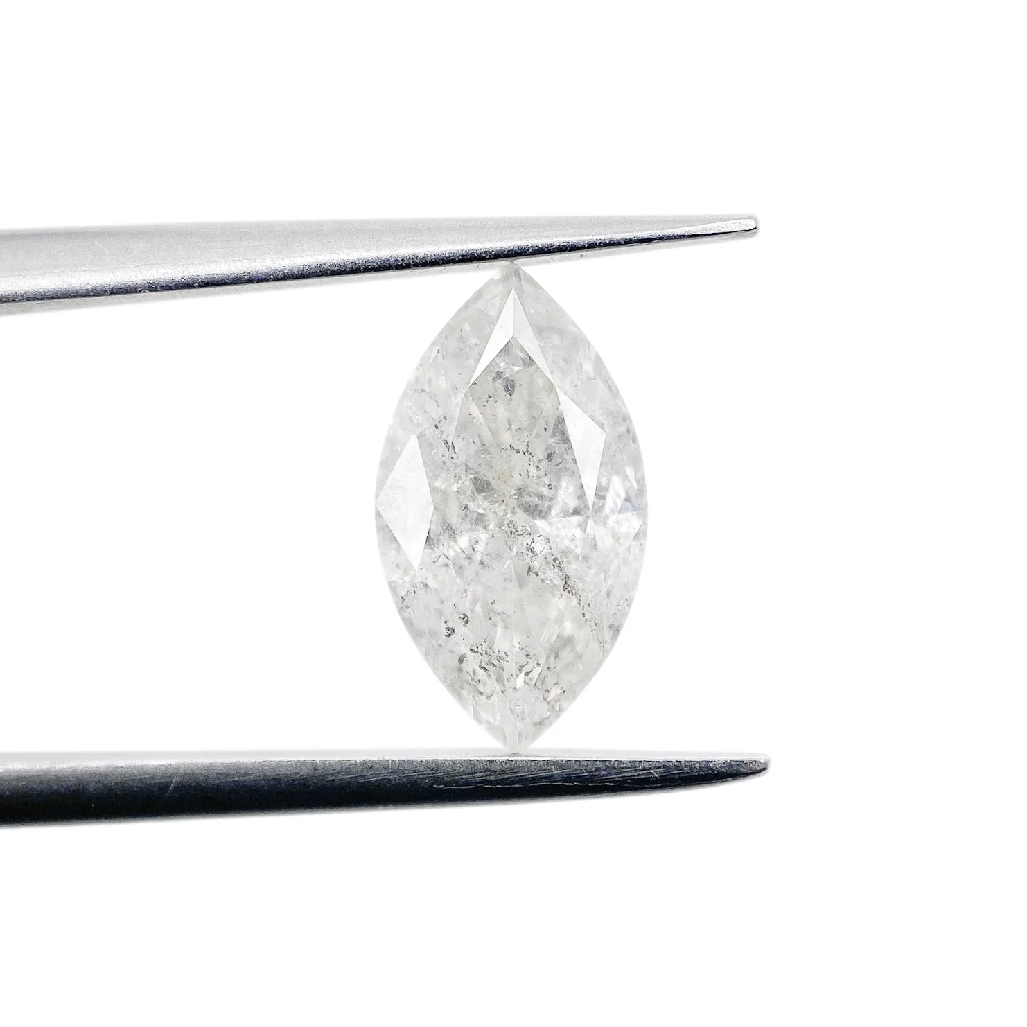 1.06ct | Salt & Pepper Marquise Shape Brilliant Cut Diamond - Image 2