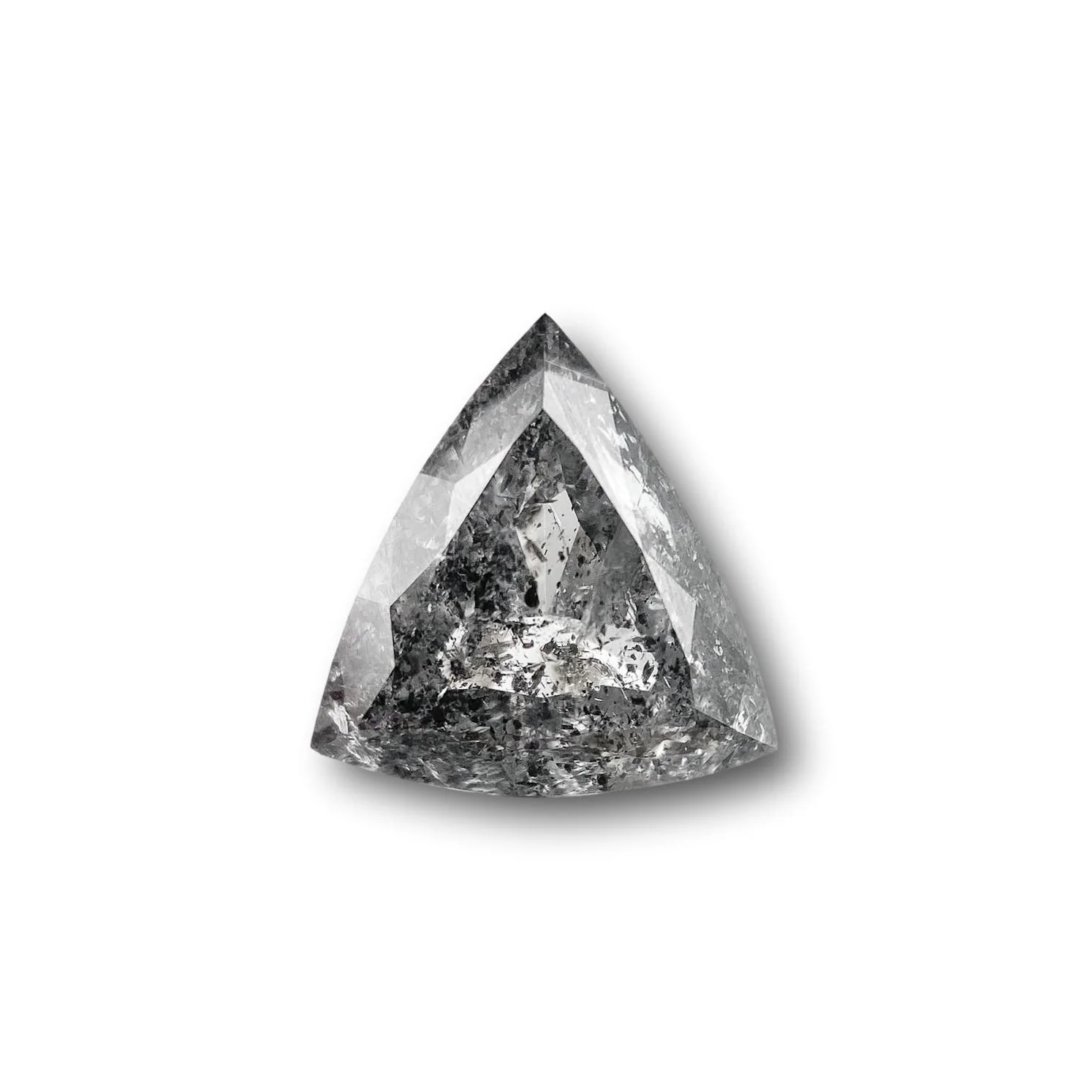 1.06ct | Salt & Pepper Triangular Shape Rose Cut Diamond
