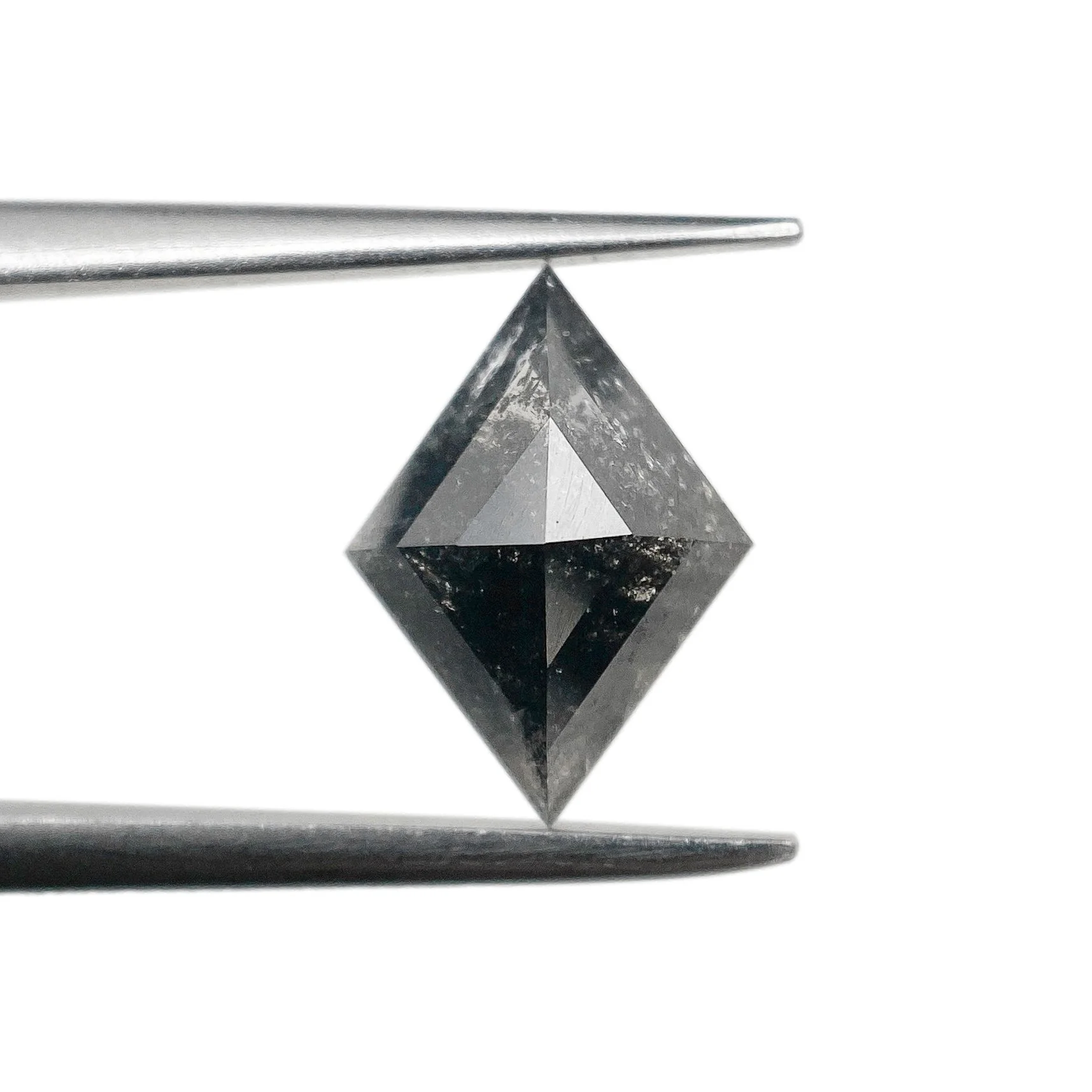1.12ct | Salt & Pepper Lozenge Shape Step Cut Diamond - Image 2