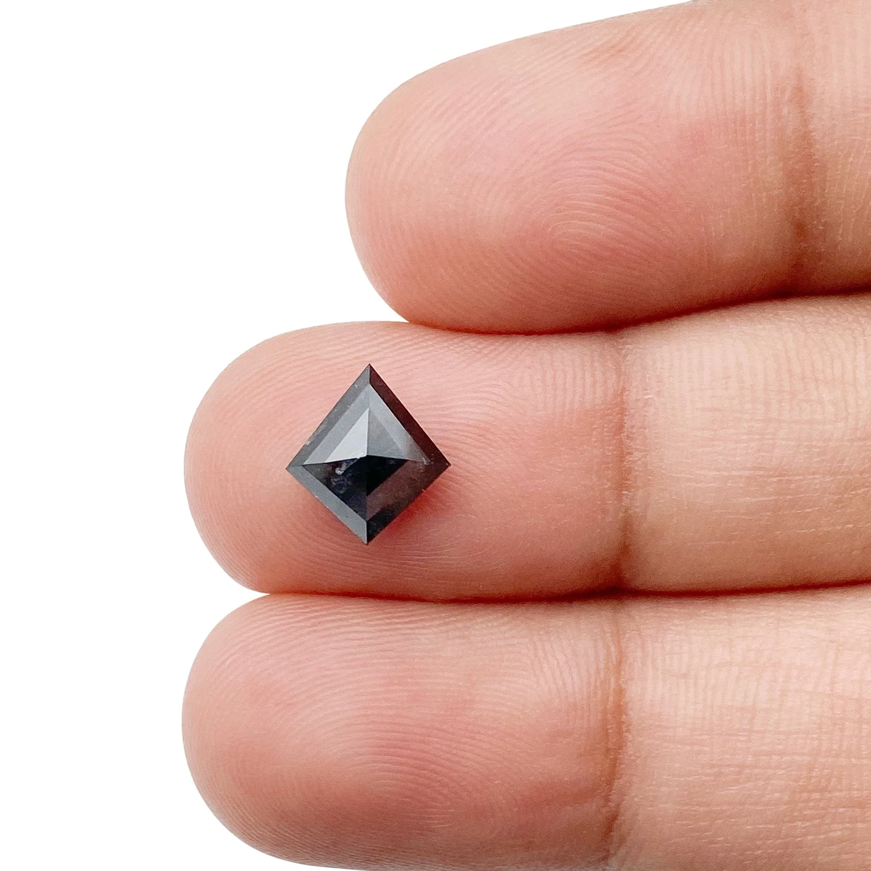 1.17ct | Salt & Pepper Kite Shape Step Cut Diamond - Image 3