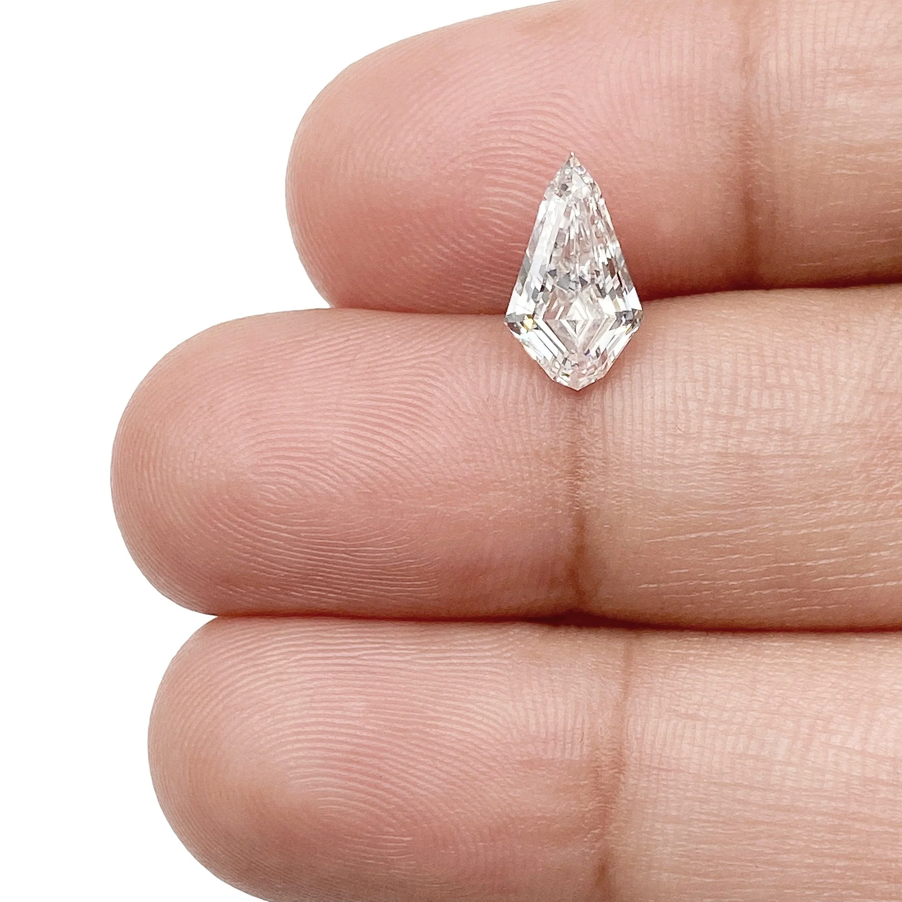 1.23ct | D/SI1 Kite Shape Step Cut Lab Diamond (IGI) - Image 3