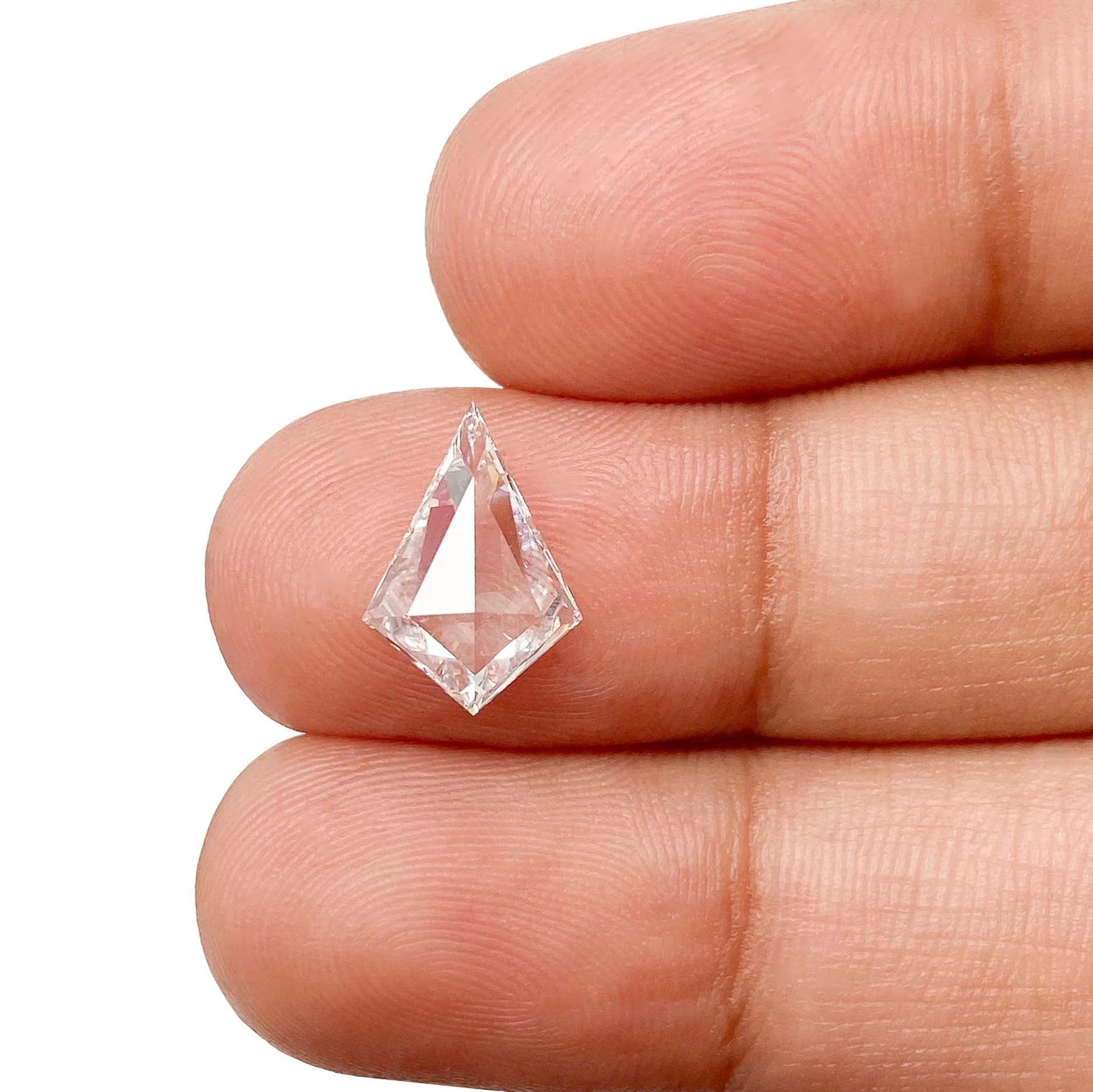 1.30ct | D/VVS2 Kite Shape Rose Cut Lab Diamond (IGI) - Image 3