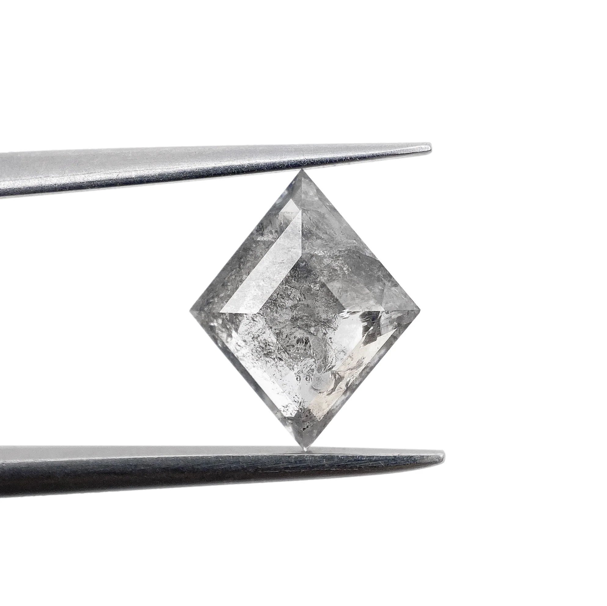 1.40ct | Salt & Pepper Lozenge Shape Step Cut Diamond - Image 2