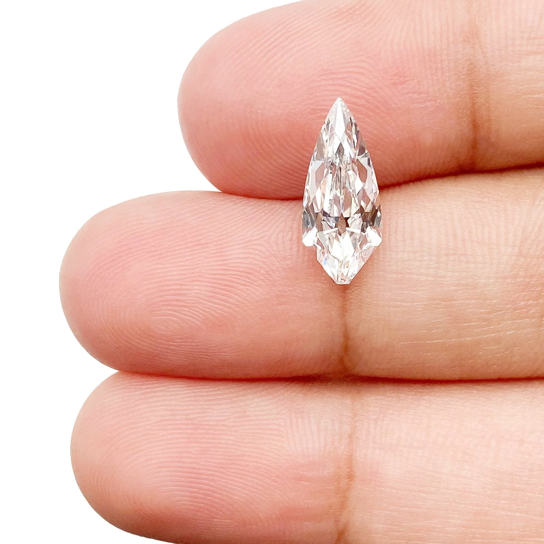 1.61ct | E/VS1 Shield Shape Old Mine Cut Lab Diamond (IGI) - Image 3