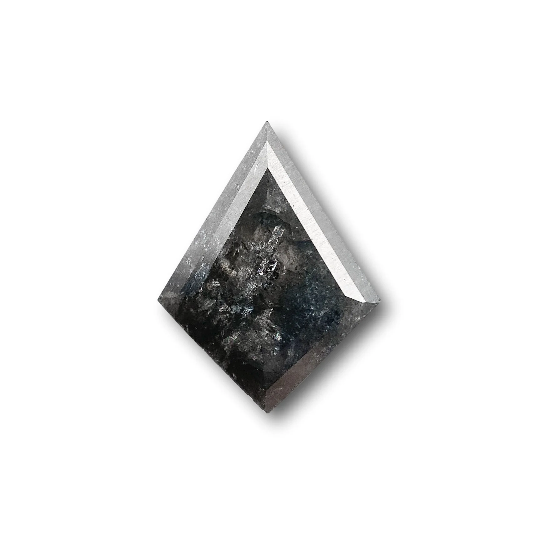 1.64ct | Salt & Pepper Kite Shape Rose Cut Diamond