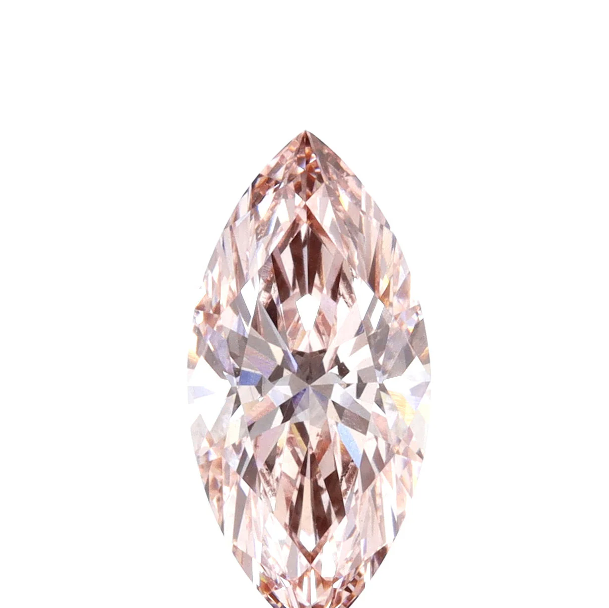 1.66ct | Fancy Intense Brownish Pink / VS1 Marquise Shape Brilliant Cut Lab Diamond (IGI)