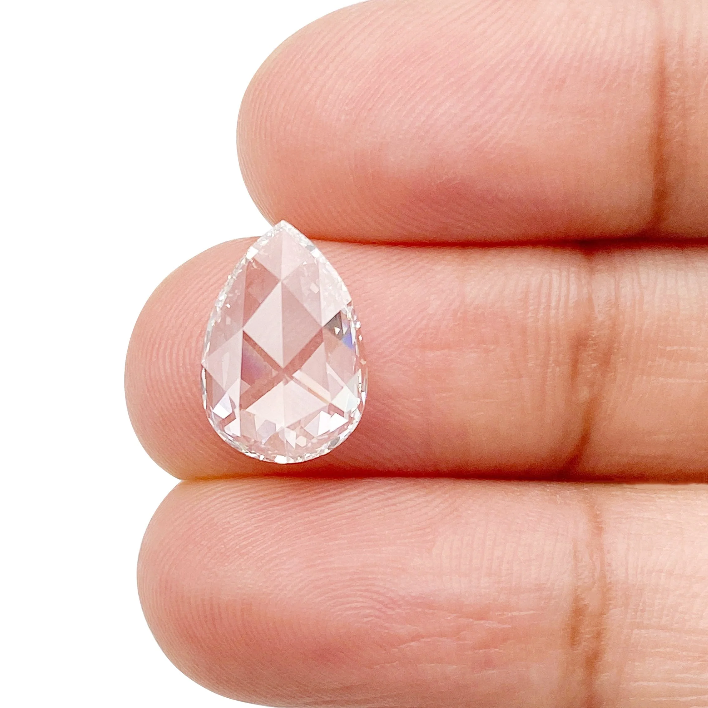 1.70ct | D/VS1 Pear Shape Rose Cut Lab Diamond (IGI) - Image 3