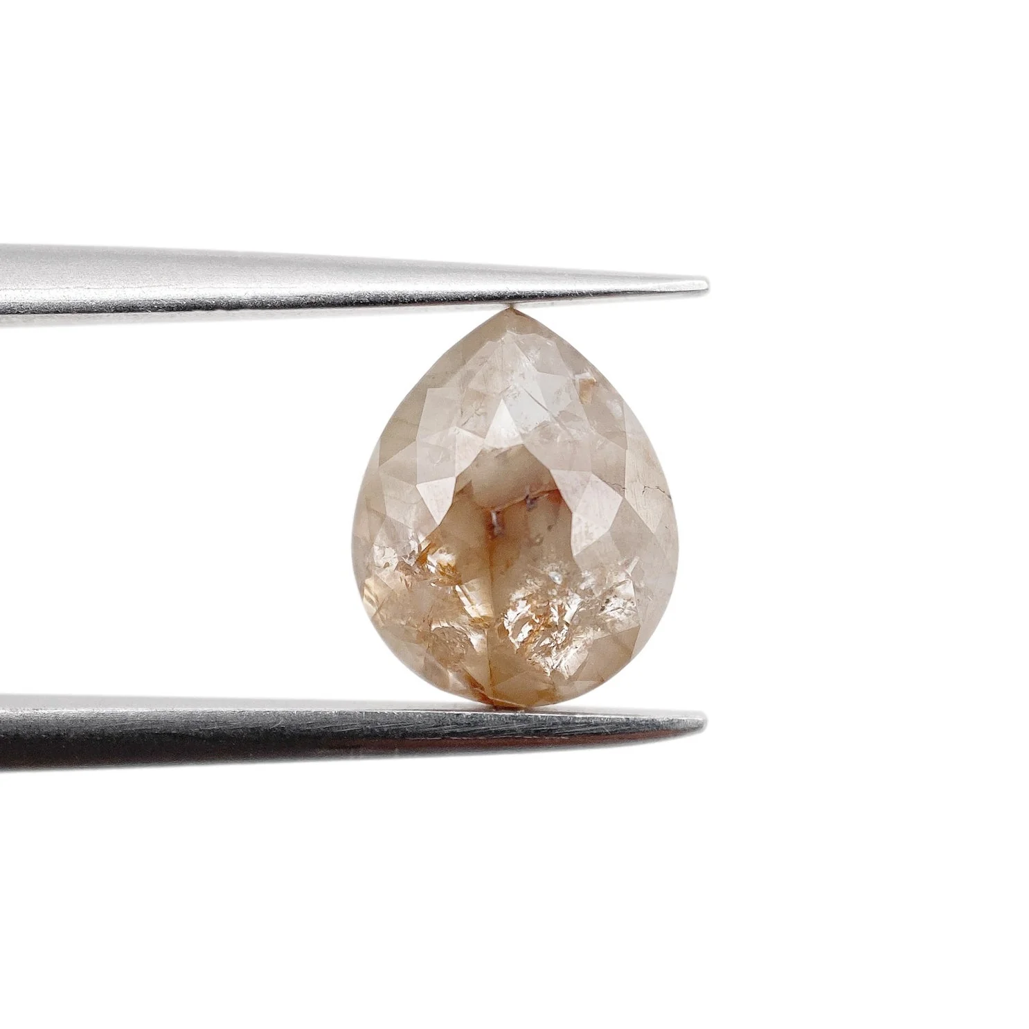 1.81ct | Rustic Whitish Red Pear Shape Rose Cut Diamond - Image 2
