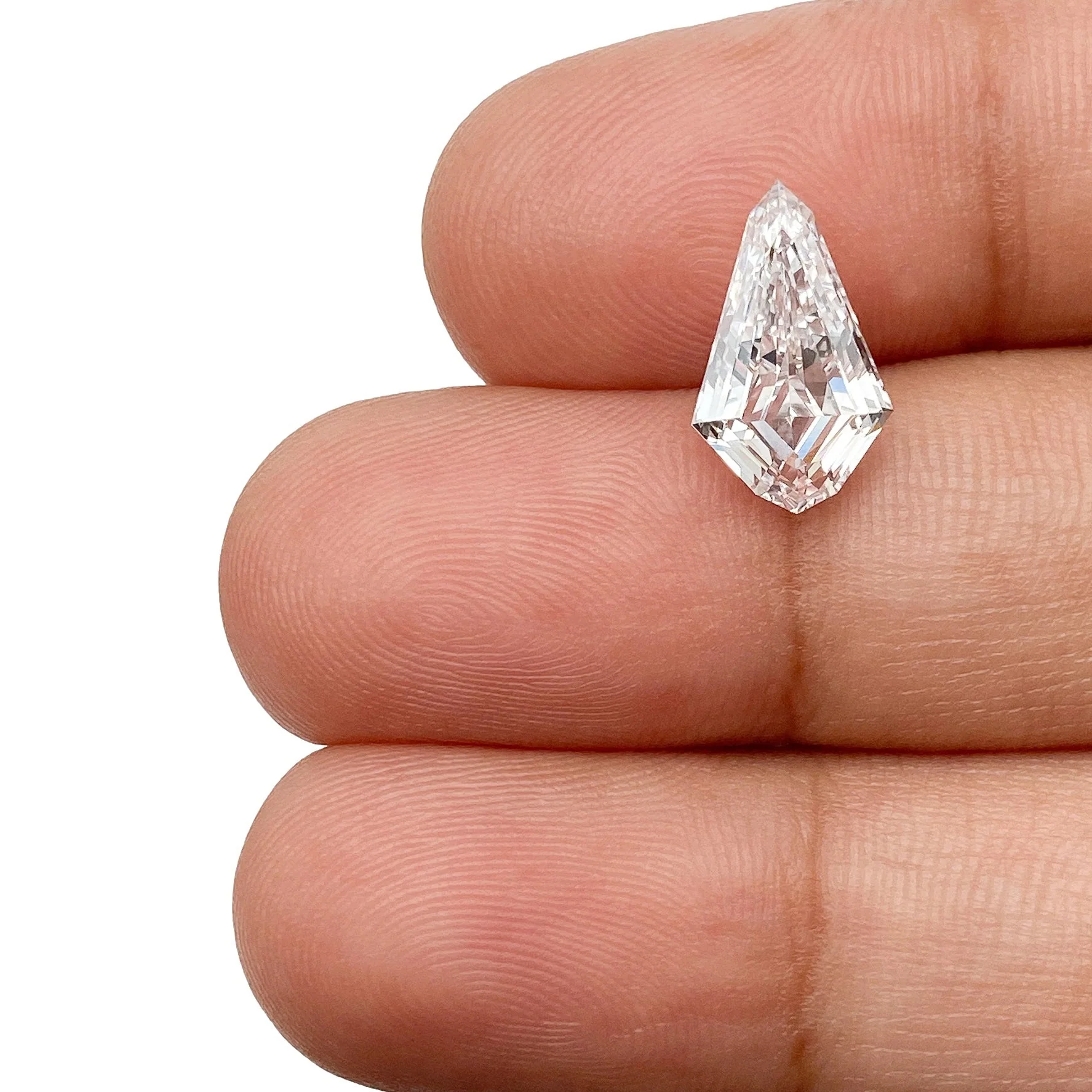 2.02ct | D/VVS2 Kite Shape Step Cut Lab Diamond (IGI) - Image 3