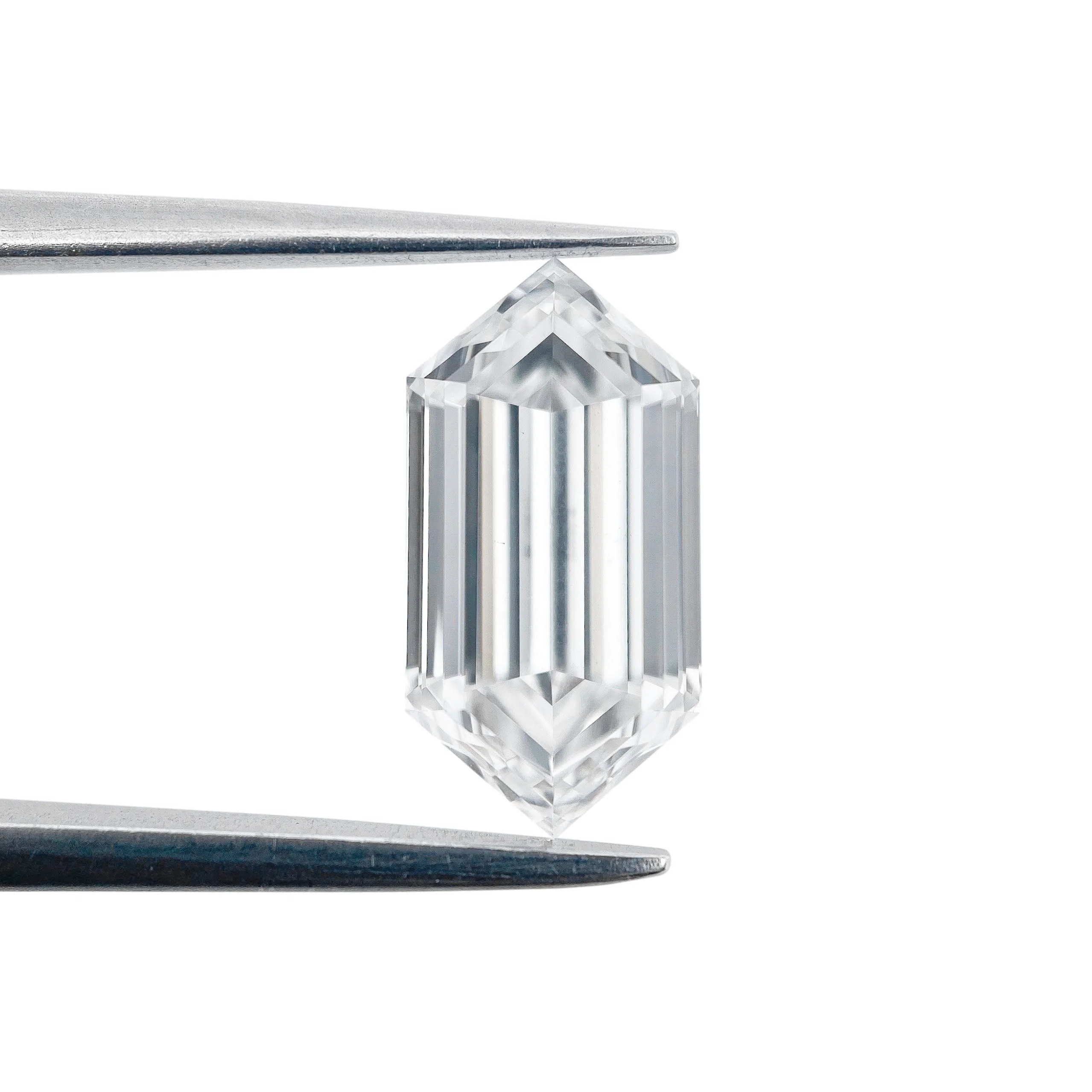 2.52ct | E/VS1 Hexagon Shape Step Cut Lab Diamond (IGI) - Image 2