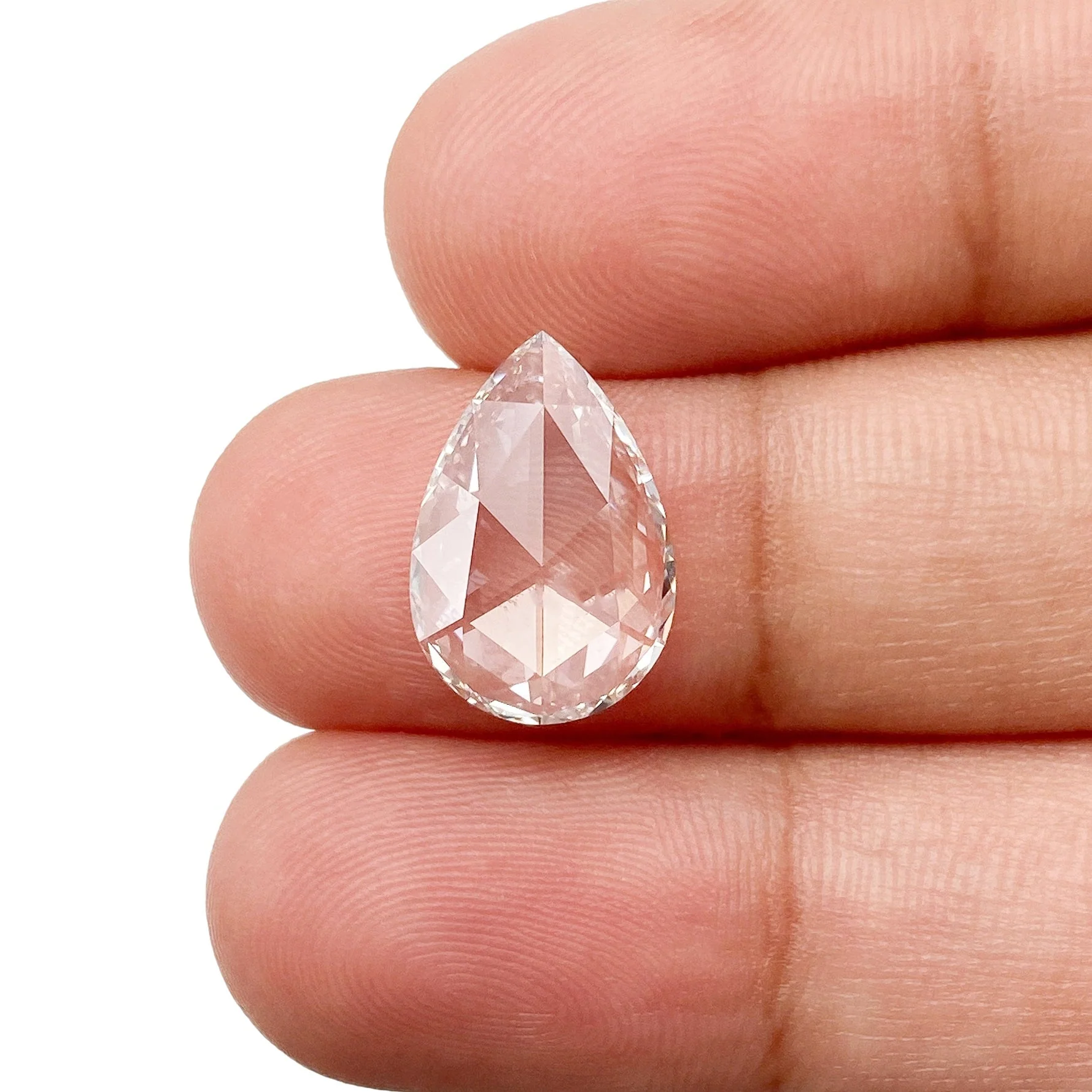 2.52ct | F/VS2 Pear Shape Rose Cut Lab Diamond (IGI) - Image 3