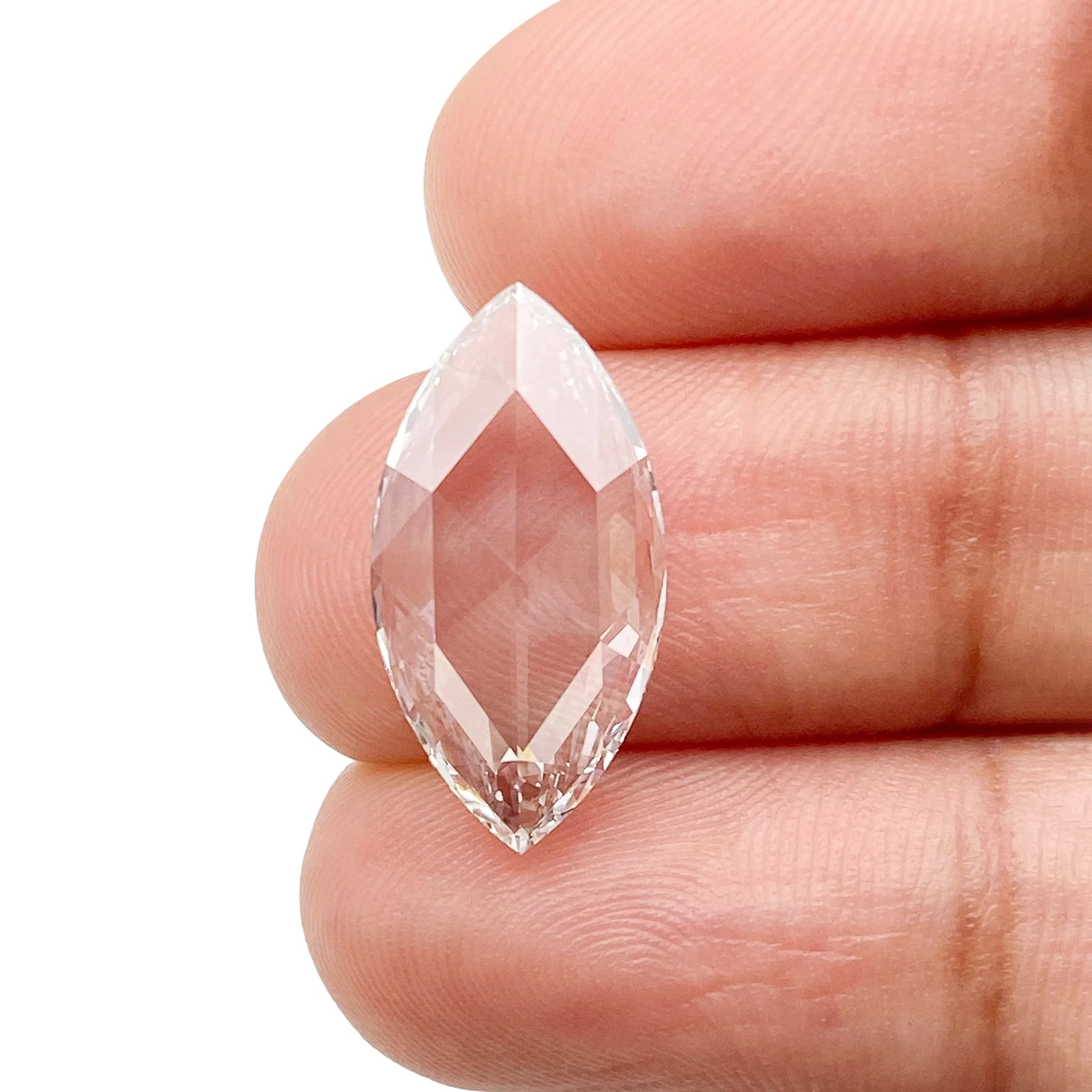 2.91ct | E/VVS2 Marquise Shape Rose Cut Lab Diamond (IGI) - Image 3