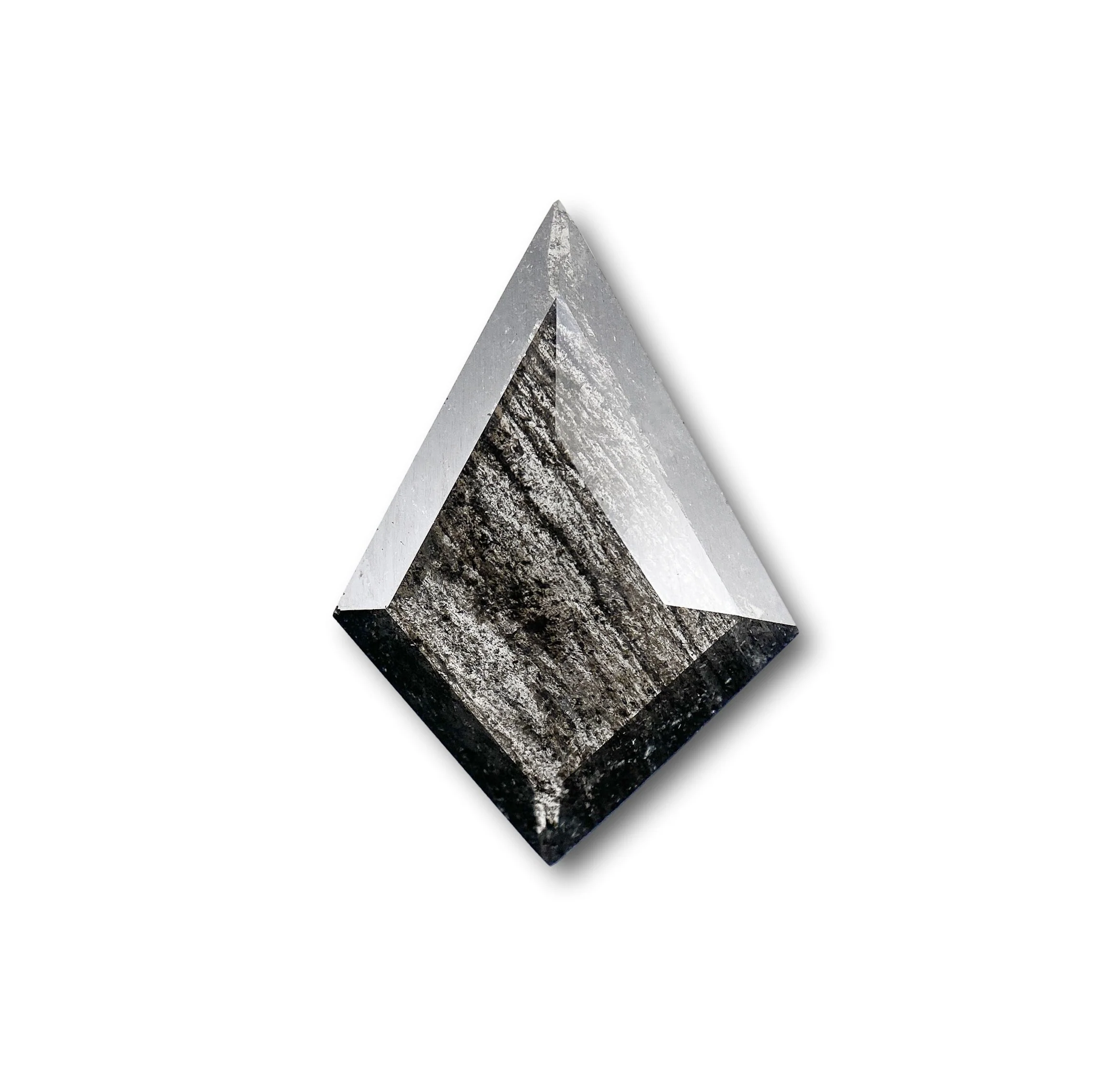 2.96ct | Salt & Pepper Kite Shape Step Cut Diamond