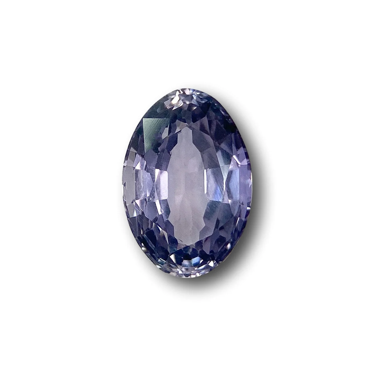 3.07ct |  Brilliant Cut Oval Shape Violet Sapphire