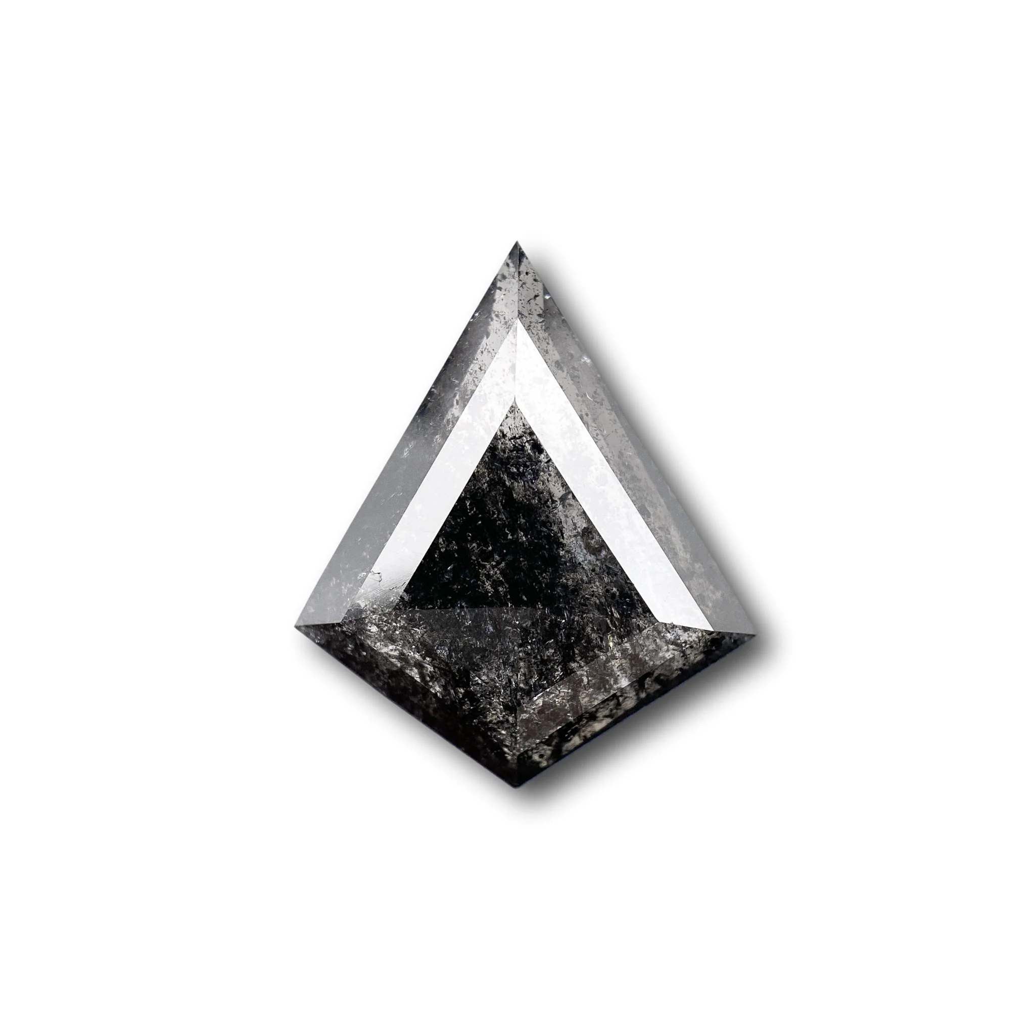 5.13ct | Salt & Pepper Kite Shape Step Cut Diamond