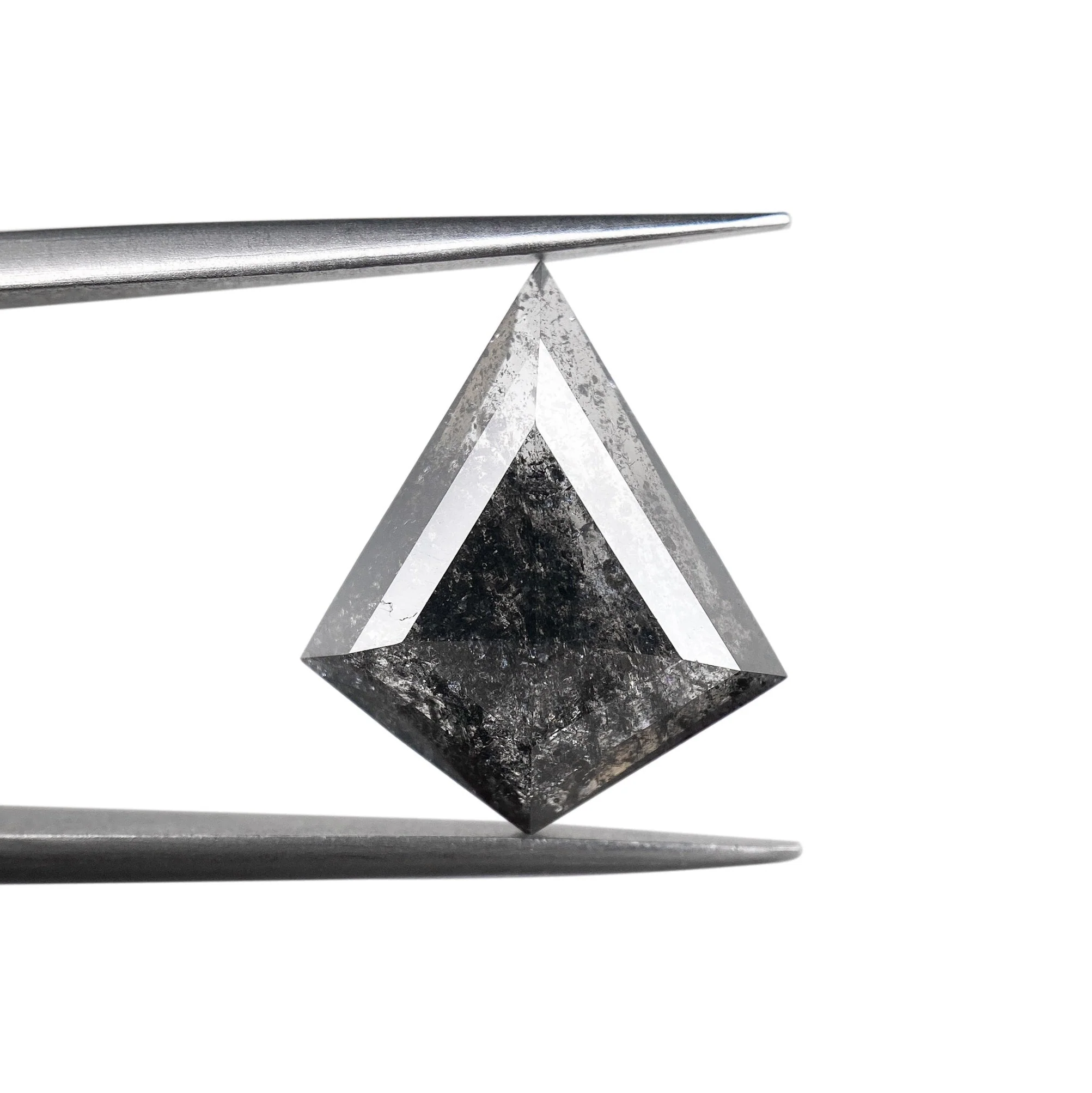 5.13ct | Salt & Pepper Kite Shape Step Cut Diamond - Image 2