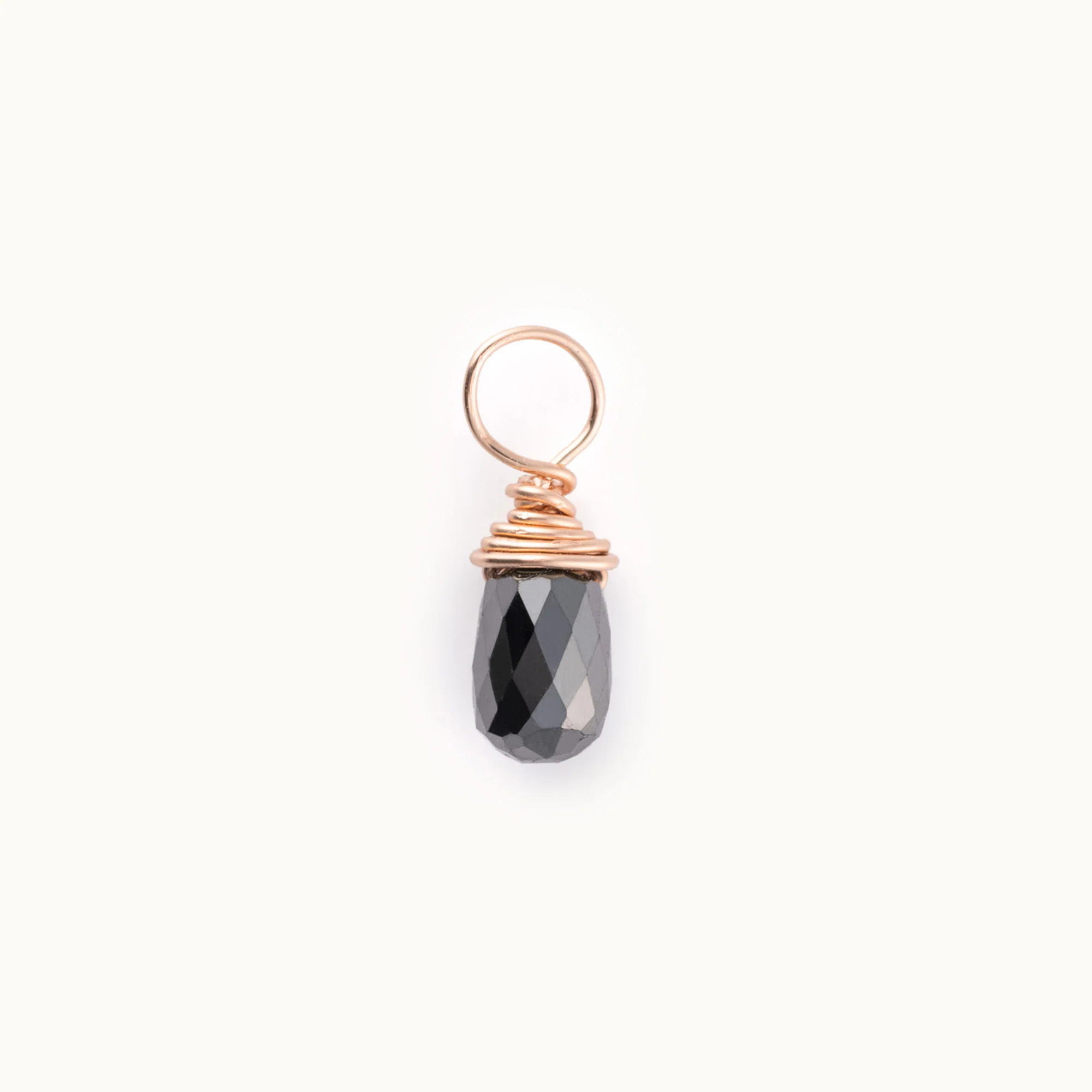 Briolette Charm | Rose Gold Filled
