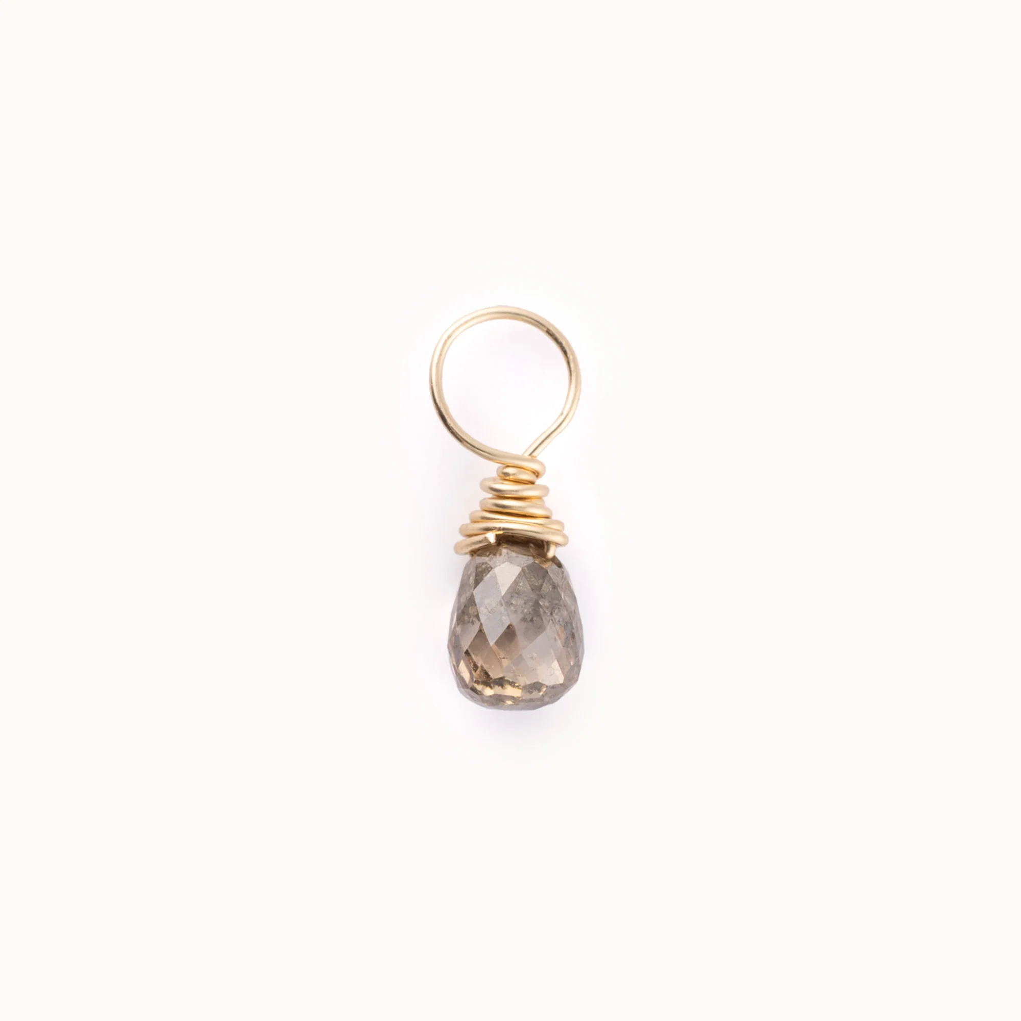 Briolette Charm | Yellow Gold Filled - Image 2