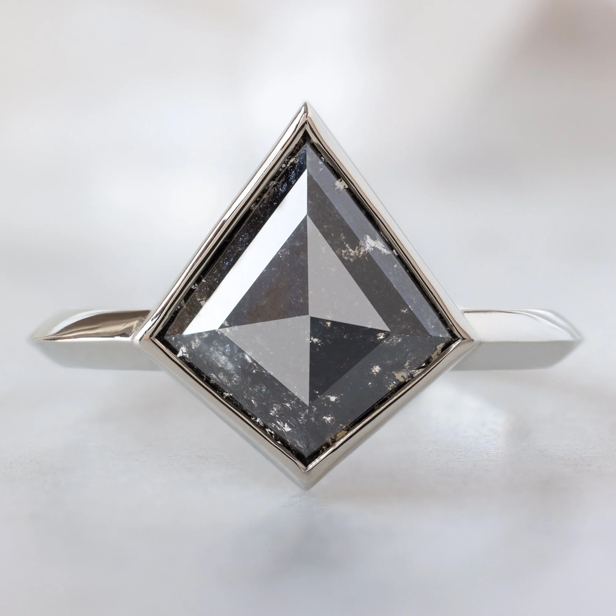 The Hazel Ring | Build Your Own Kite Black Diamond Engagement Ring - Image 3