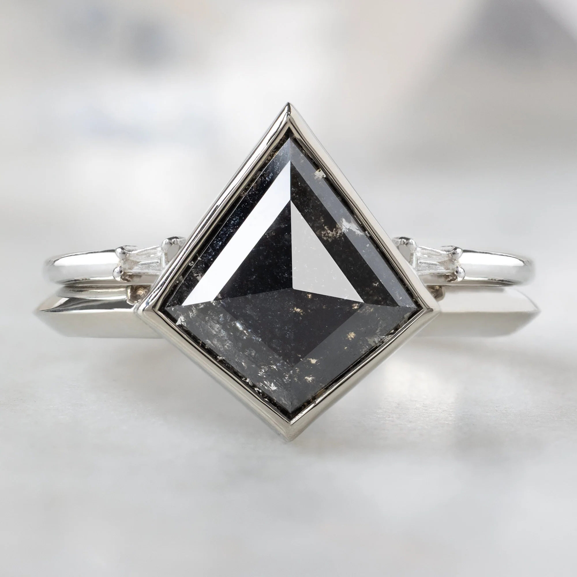 The Hazel Ring | Build Your Own Kite Black Diamond Engagement Ring - Image 5