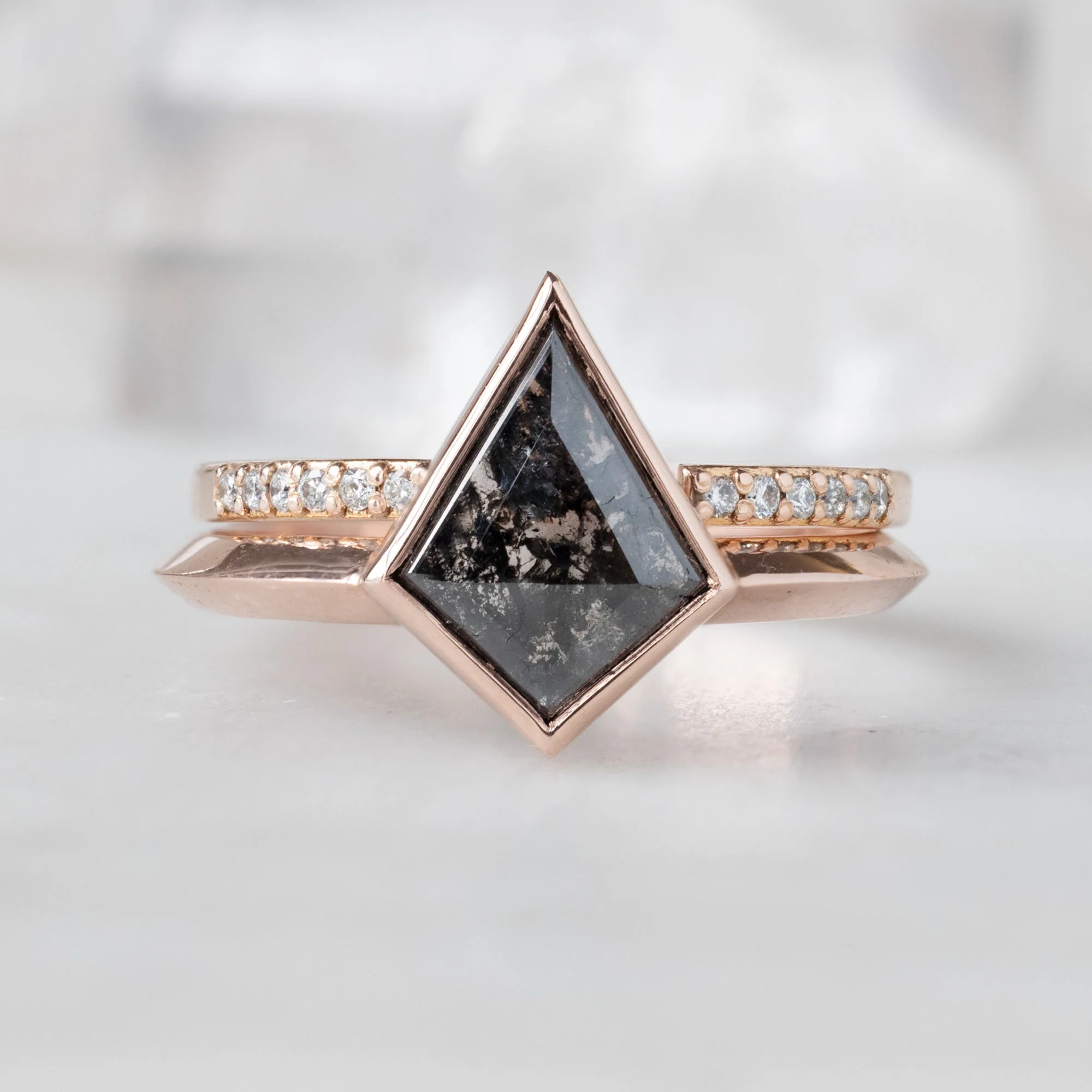 The Hazel Ring | Build Your Own Kite Black Diamond Engagement Ring - Image 9