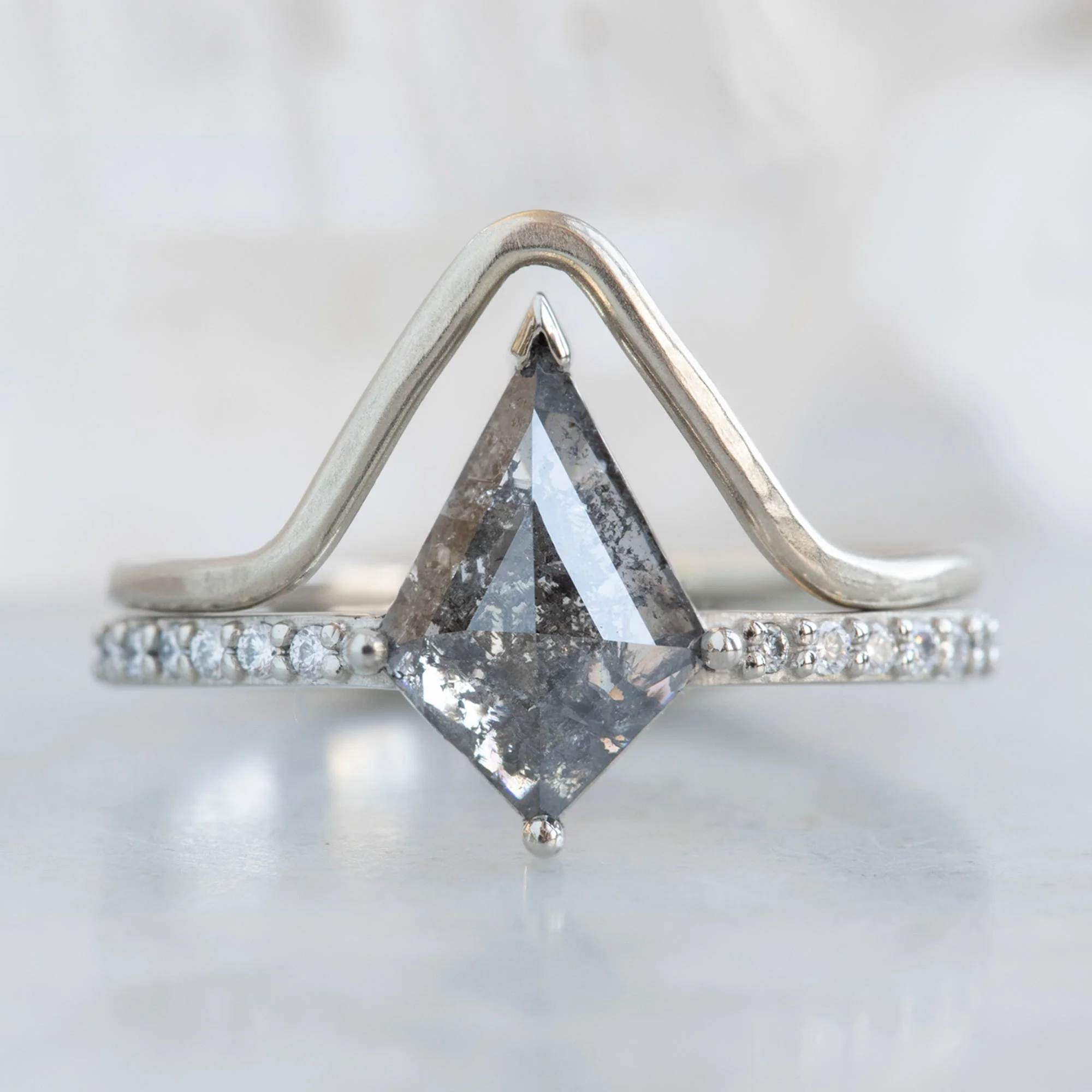 The Gold Peak Stacking Band | Yellow, Rose or White Gold - Image 8