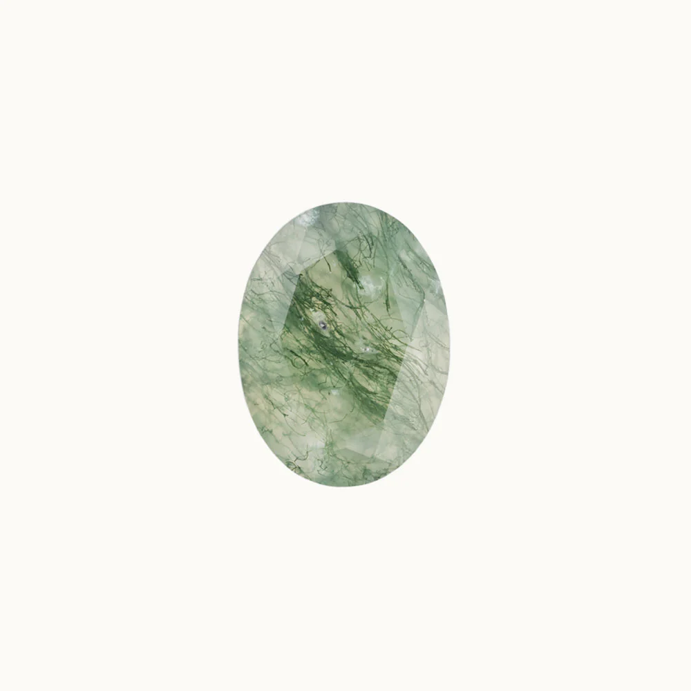 Moss Agate - Oval - Image 4