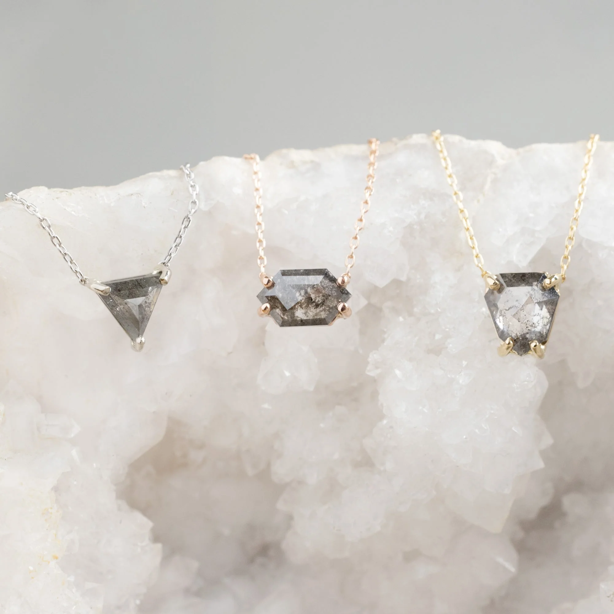 One of a Kind Diamond Necklace | Choose Your Stone