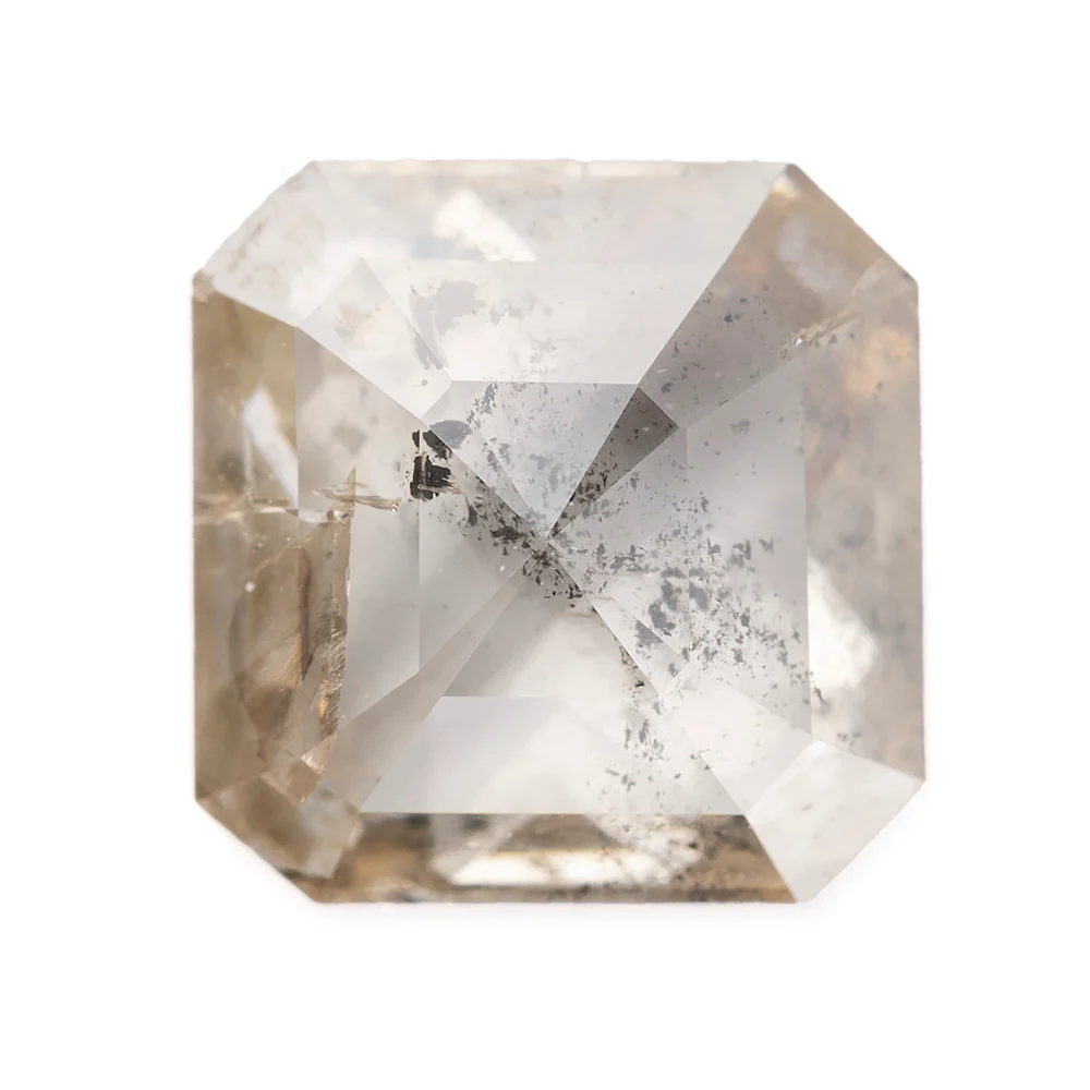 Salt and Pepper Diamonds - Emerald/Cushion Cut - Image 20