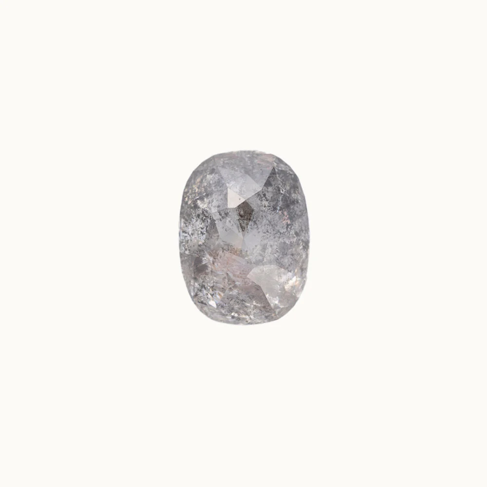 Salt and Pepper Diamonds - Emerald/Cushion Cut - Image 9