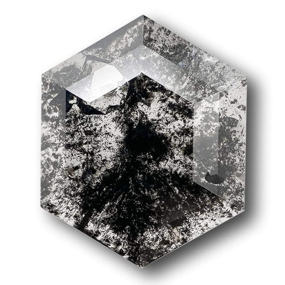 Salt and Pepper Diamonds - Hexagon - Image 67