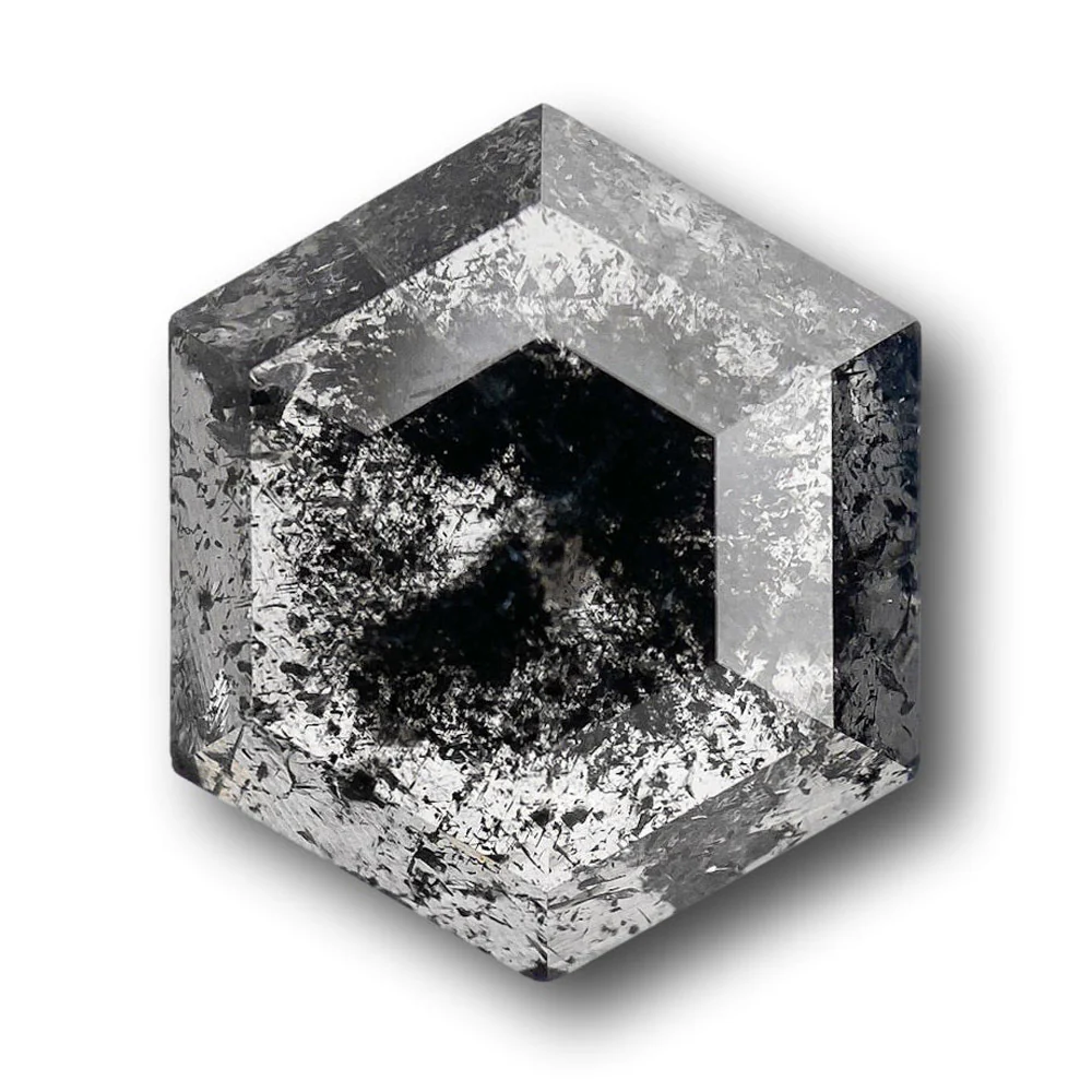 Salt and Pepper Diamonds - Hexagon - Image 79