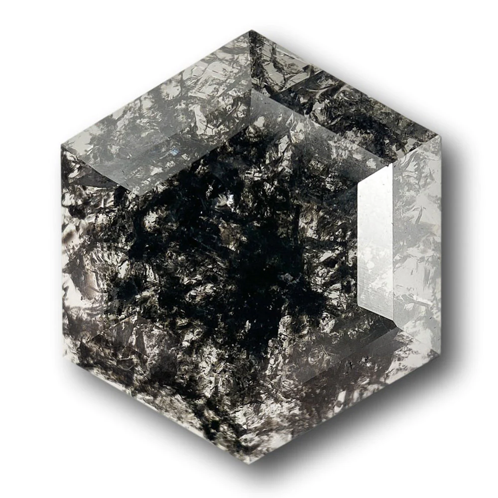 Salt and Pepper Diamonds - Hexagon - Image 81