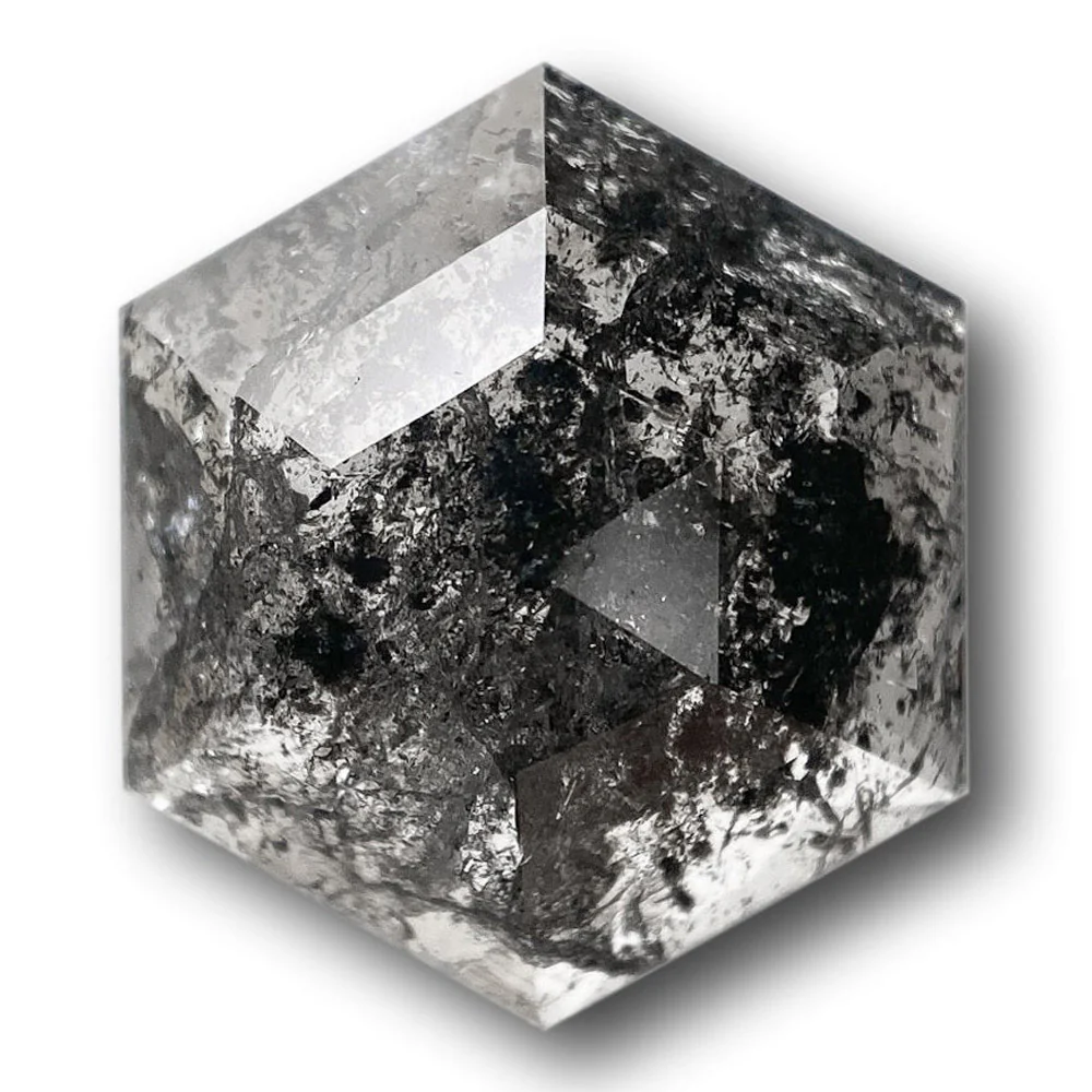 Salt and Pepper Diamonds - Hexagon - Image 83