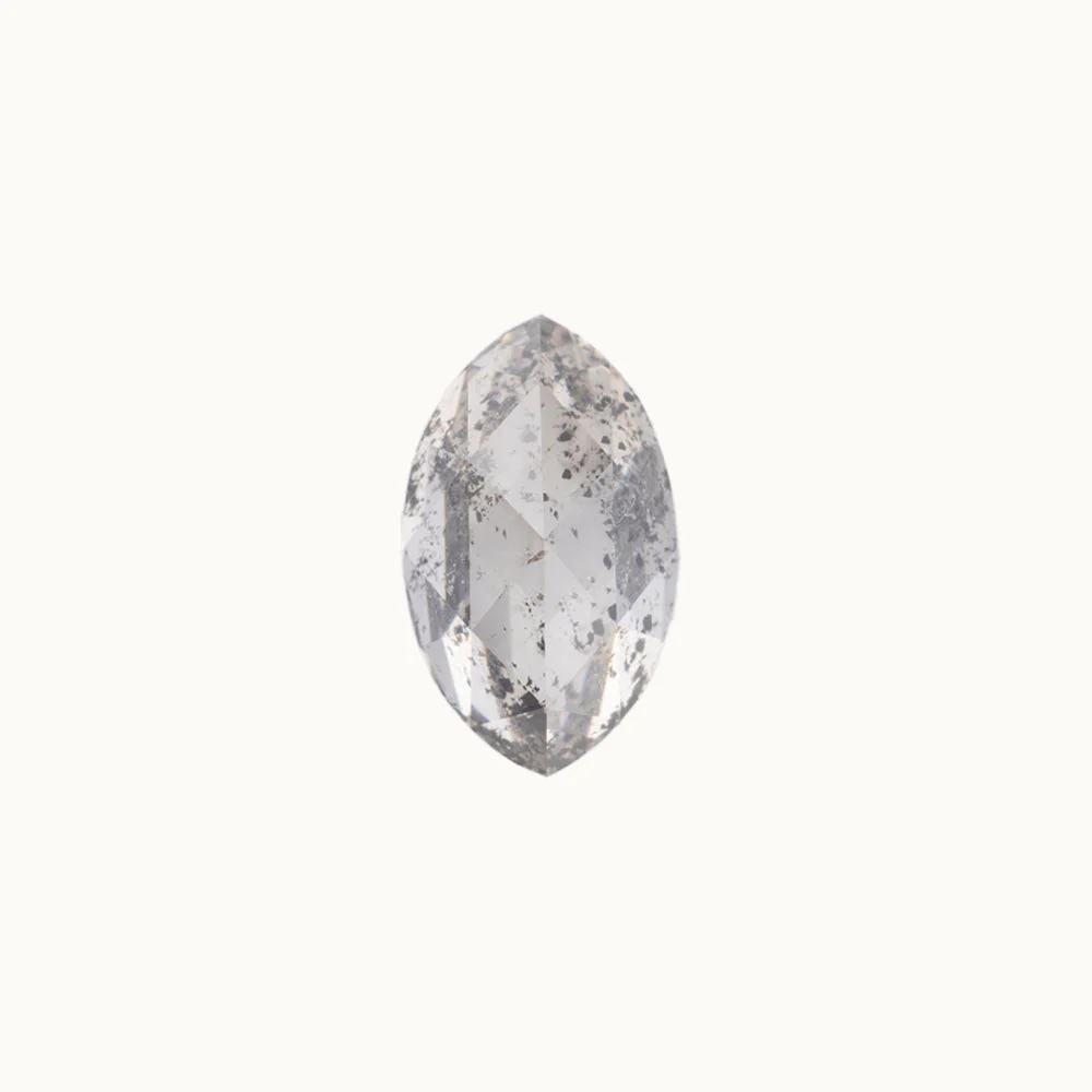 Salt and Pepper Diamonds - Marquise