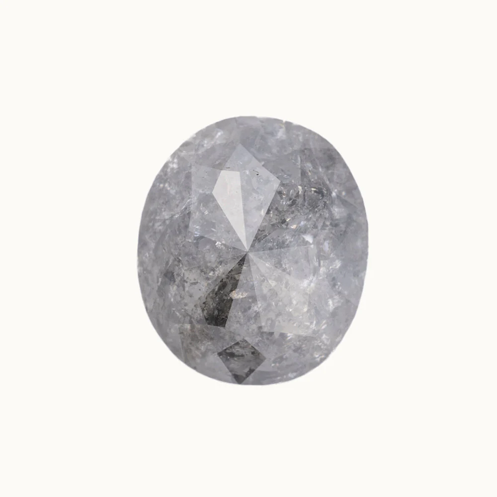 Salt and Pepper Diamonds - Oval - Image 10