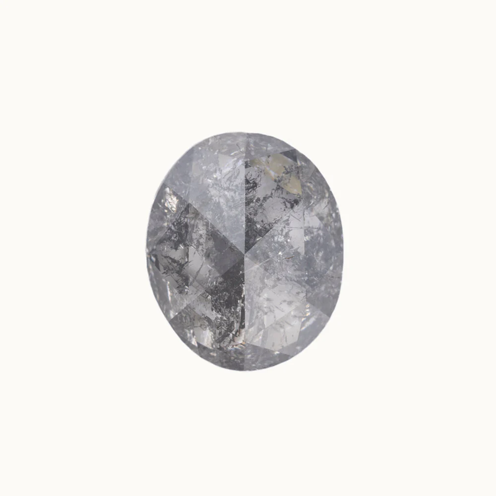 Salt and Pepper Diamonds - Oval - Image 11