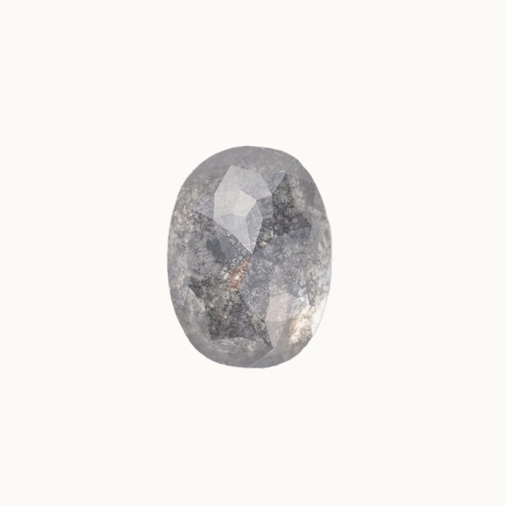 Salt and Pepper Diamonds - Oval - Image 12