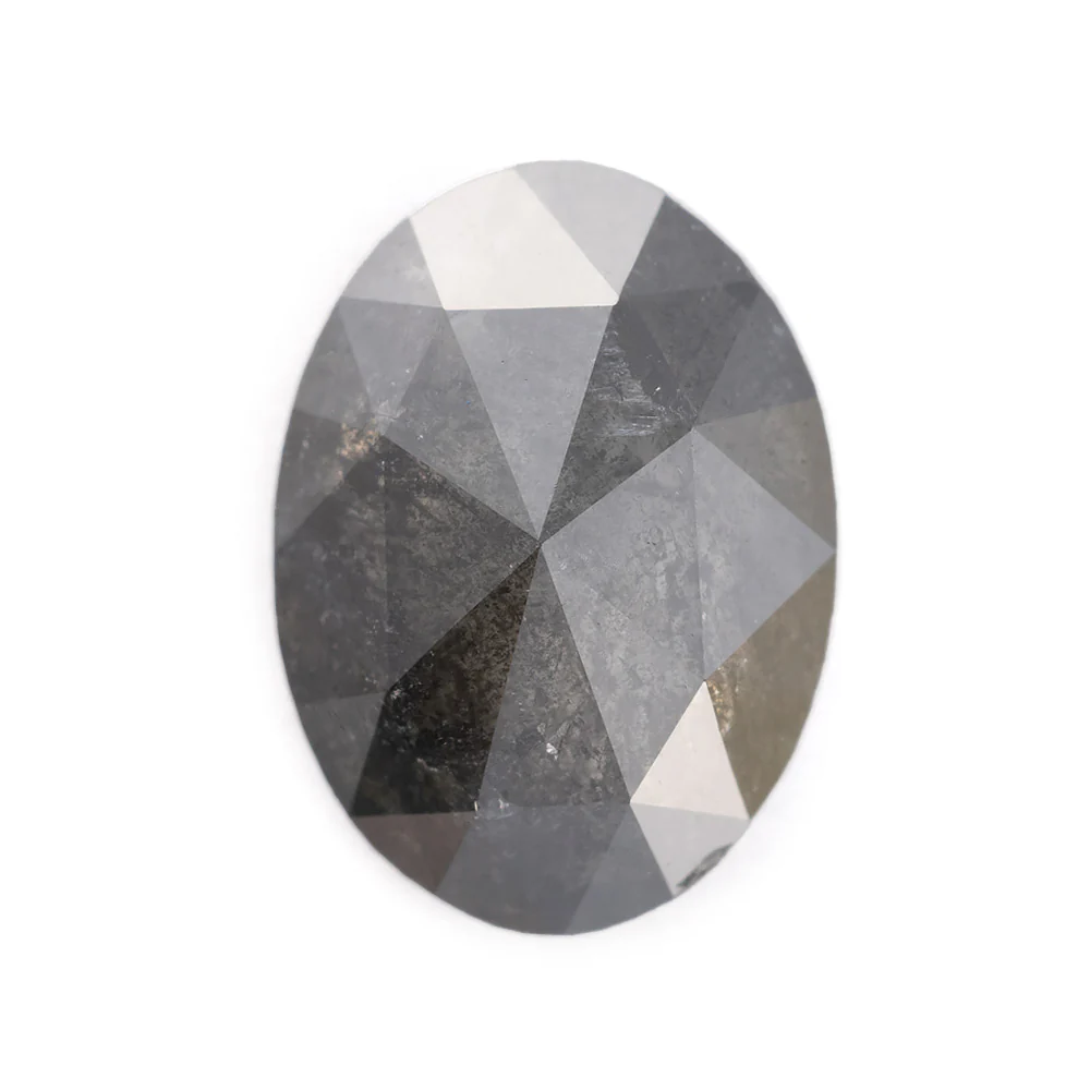 Salt and Pepper Diamonds - Oval - Image 17